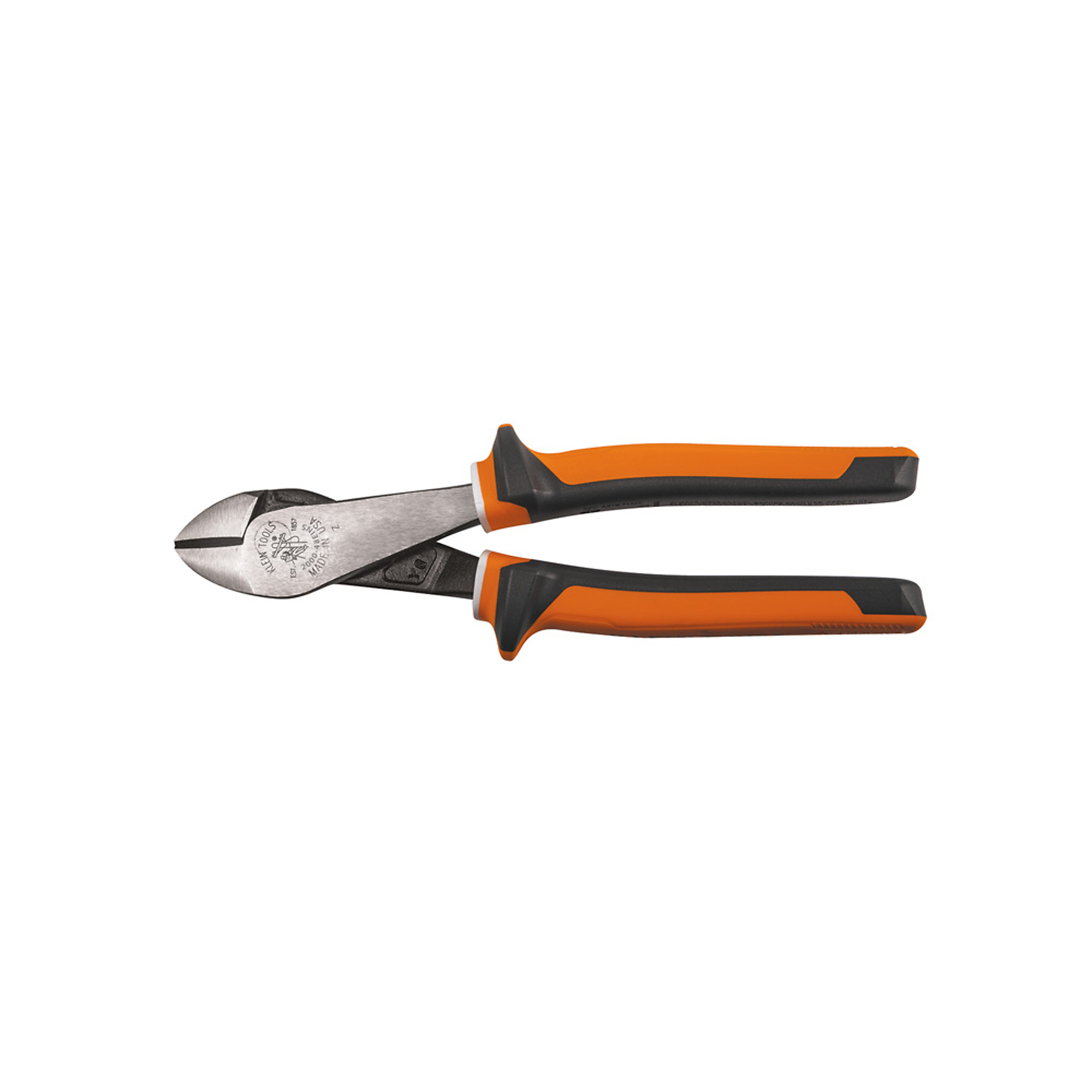 Klein Tools, Diagonal Cutting Pliers, Insulated, Angled Head, 8 Pieces ...