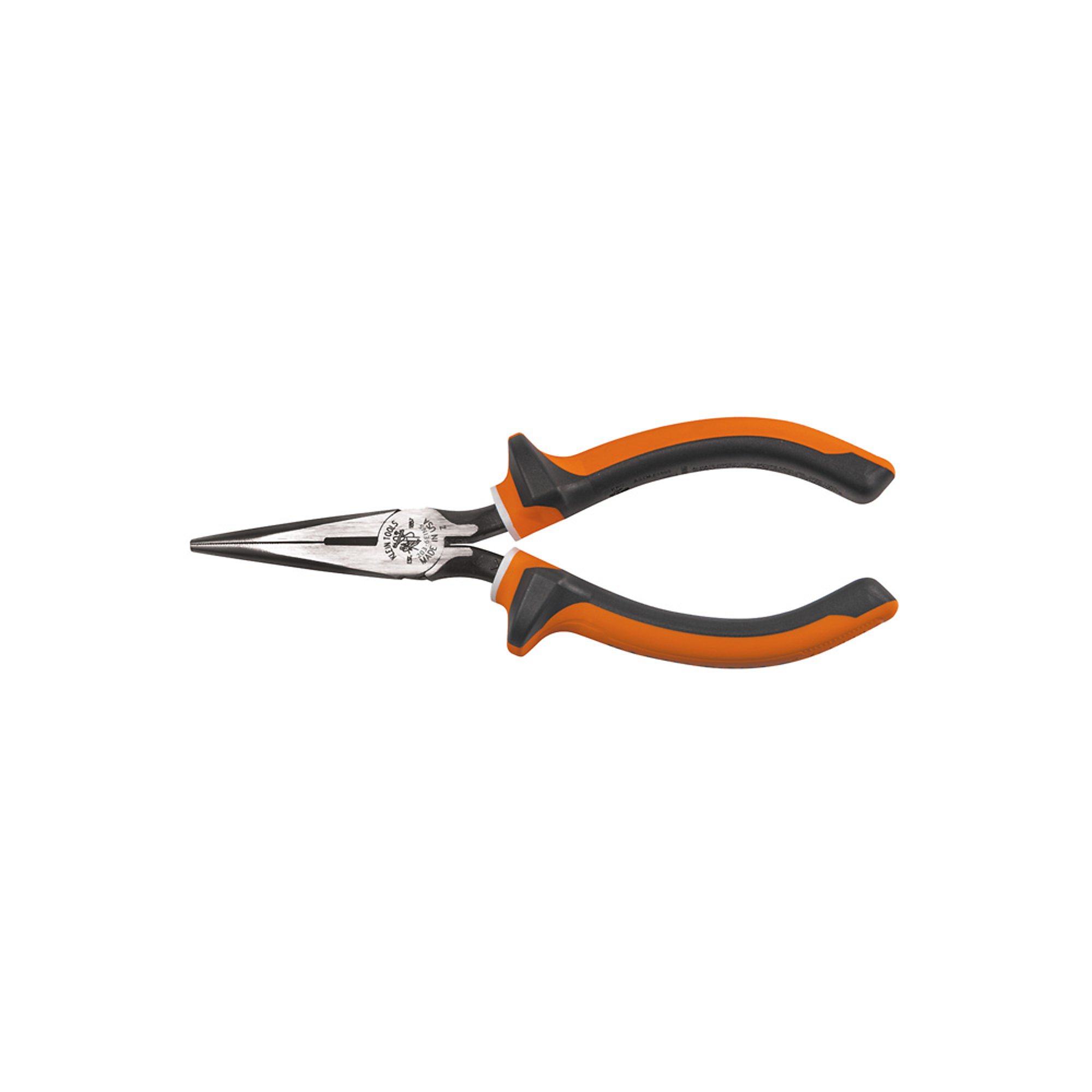 Klein Tools, Long Nose Side Cutter Pliers 6in. Slim Insulated, Pieces (qty.) 1 Material Steel, Jaw Capacity 1.72 in, Model# 2036EINS