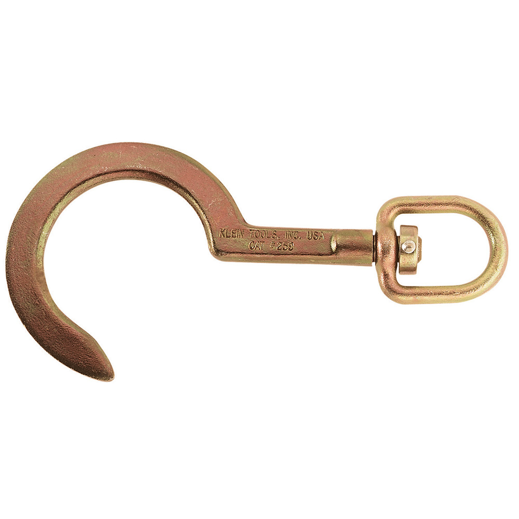 Klein Tools, Swivel Anchor Hook, Working Load Limit 750 lb, Model# 259