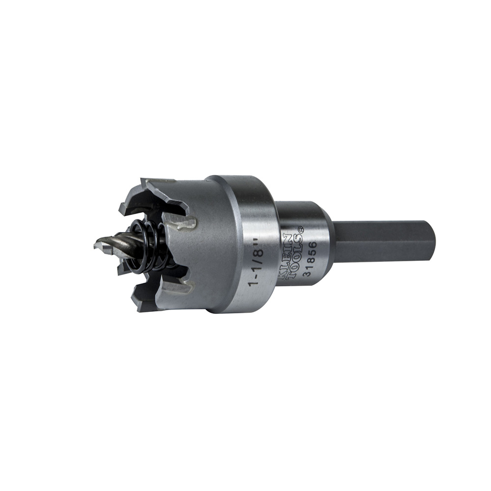 Klein Tools, 1-1/8in. Carbide Hole Cutter, Size (SAE) 1-1/8 in, Included (qty.) 1 Model# 31856