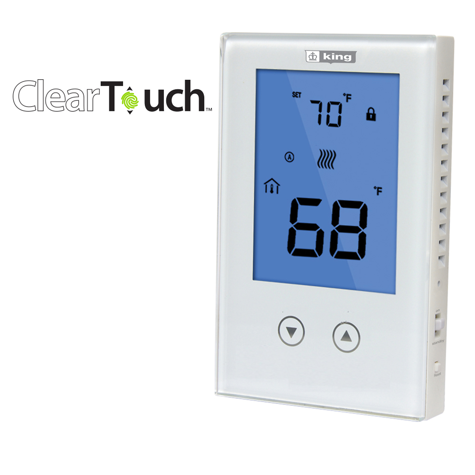 King Electric, Thermostat Non-Programmable, Dp 120/208/240V 15A, Included (qty.) 1 Material Plastic, Compatible With Wall and baseboard heaters, Model# K322E
