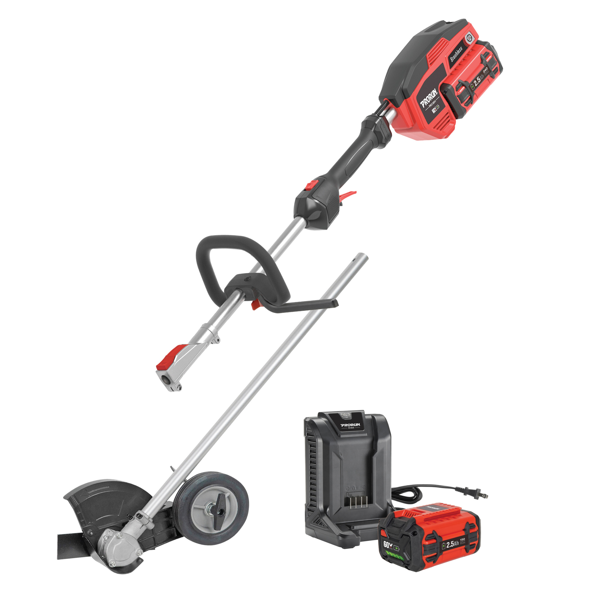 PRORUN, 60V Edger Kit + Battery + Charger, Model# PMC160E