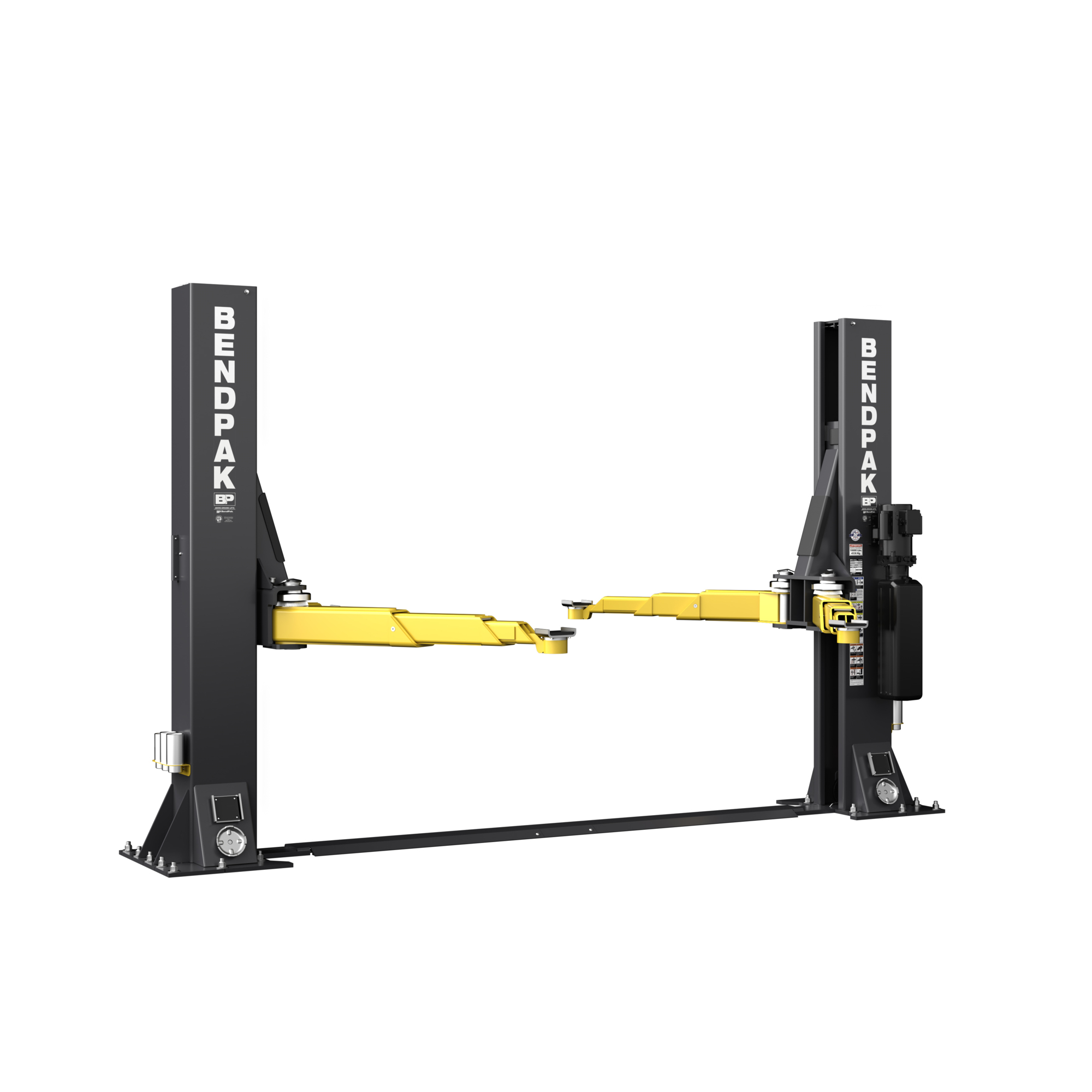 BendPak, 10000lb. Capacity Short-Rise Lift, Capacity 12000 lb, Max. Rise 3.8 ft, Horsepower 5 HP, Model# 12AP-SRT