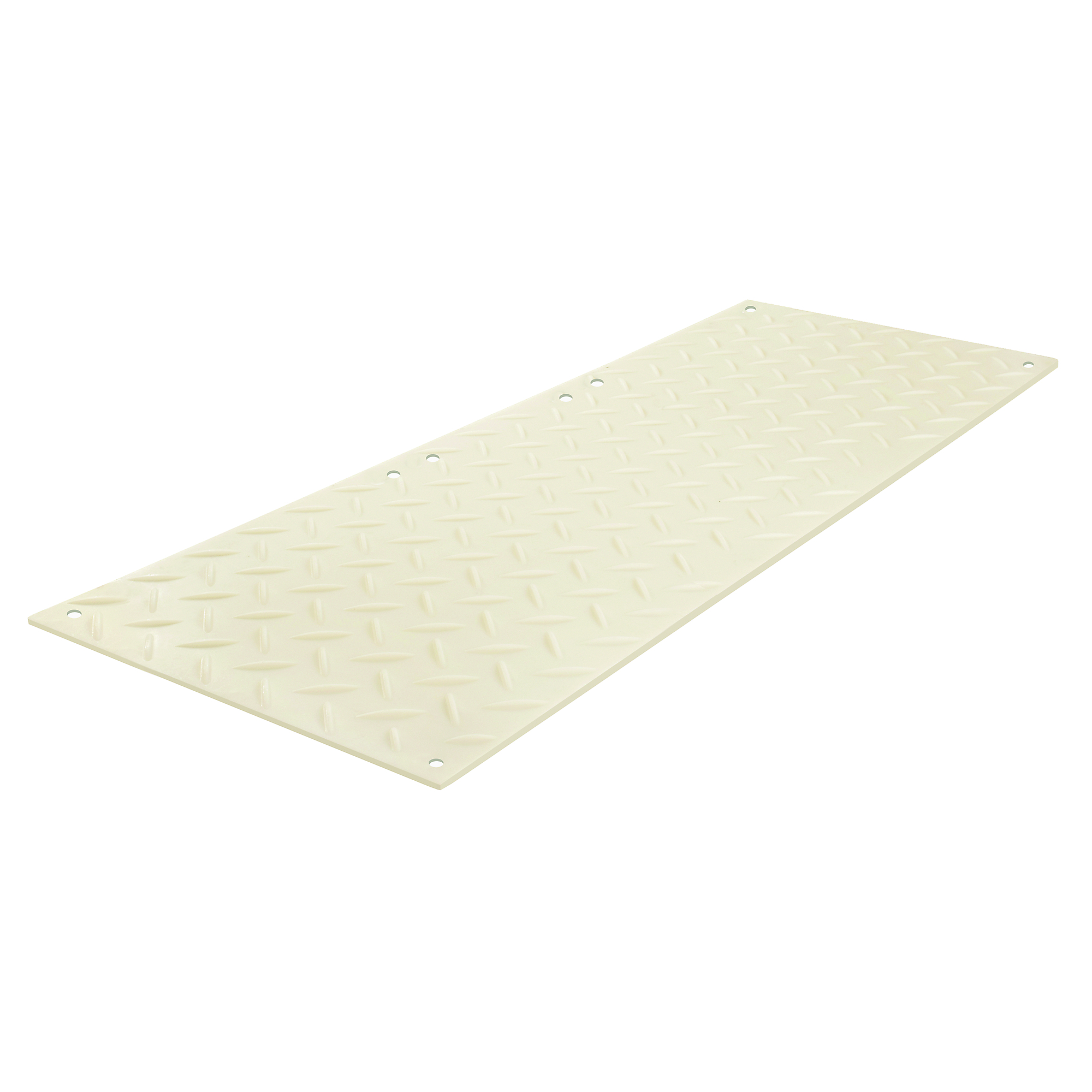 Checkers AlturnaMat Ground Protection Mat, Clear, 3ft.W x 8ft.L, Diamond Plate Tread Design, Model# CM38