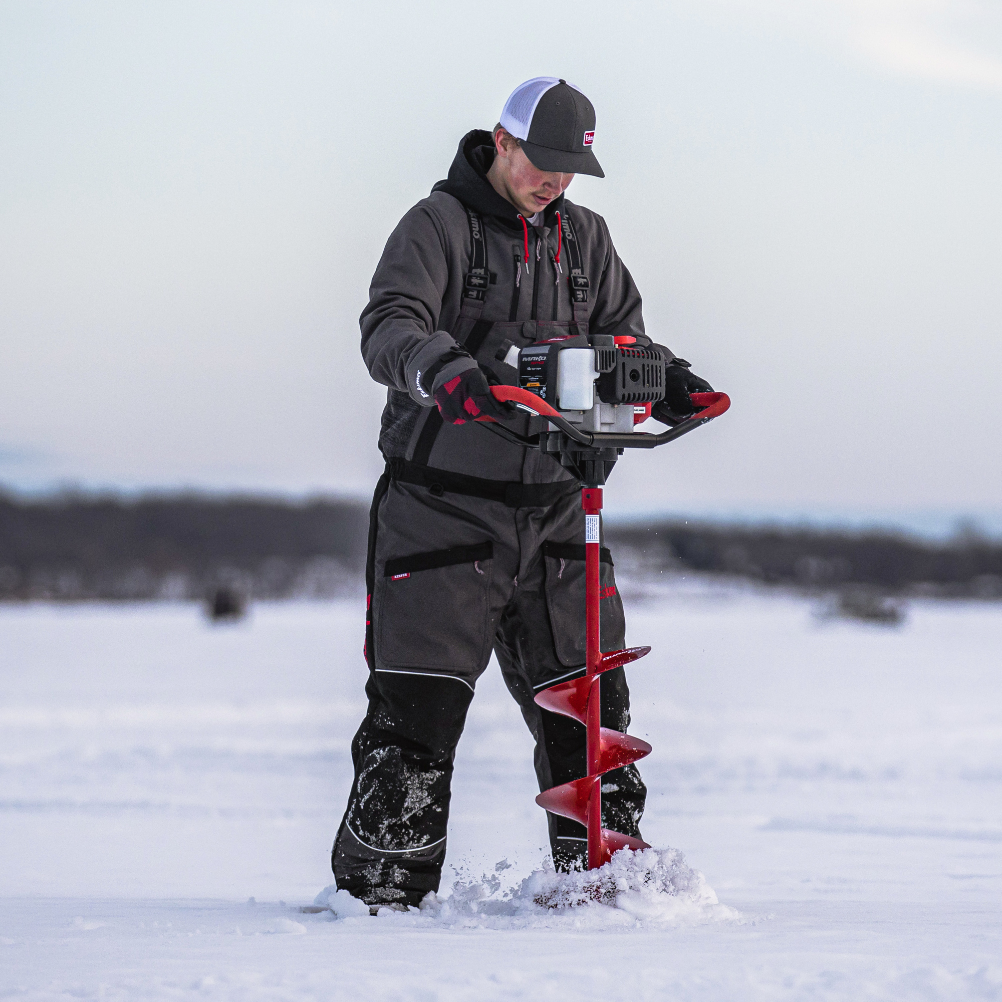 Eskimo, M43 Mako Gas Ice Auger, 43cc 2-Cycle Viper, Model