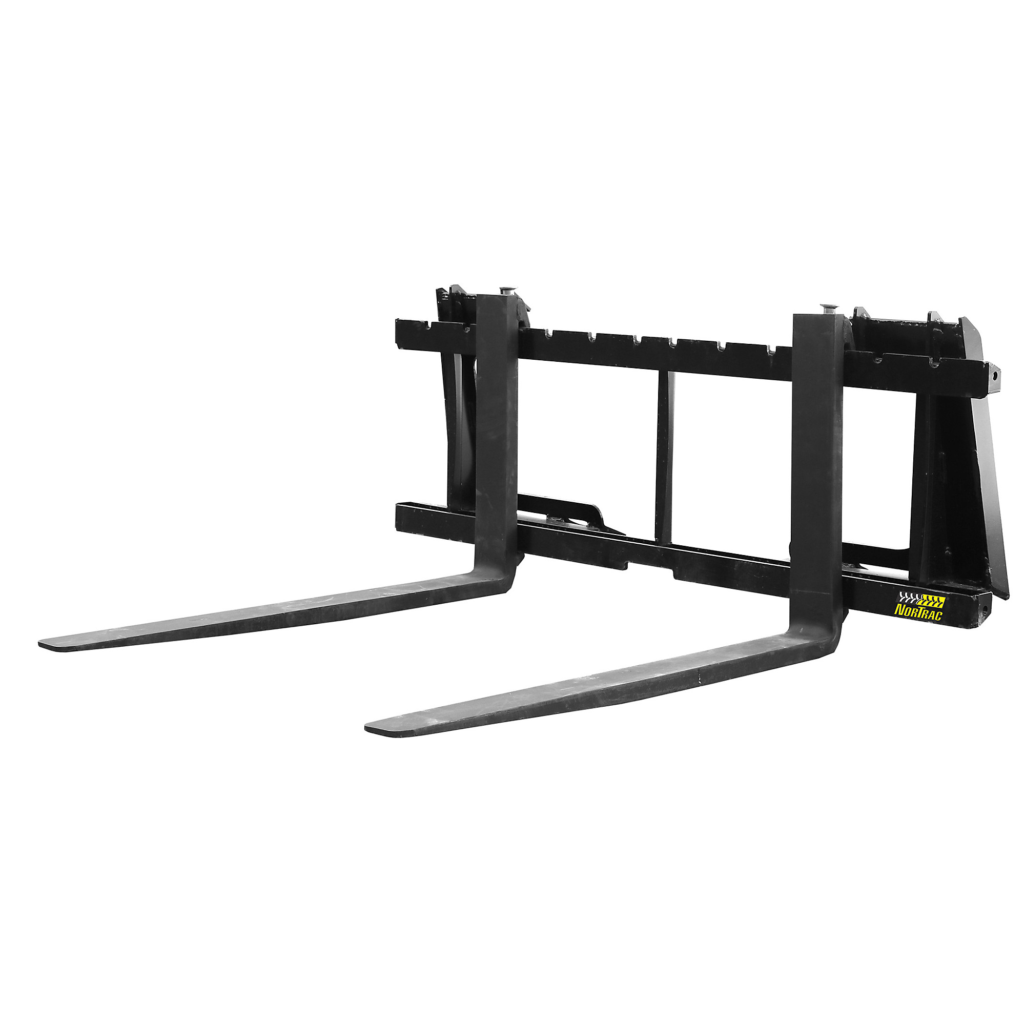 NorTrac Subcompact Pallet Fork Frame, 900-Lb. Capacity, (2) 36in.L Forks