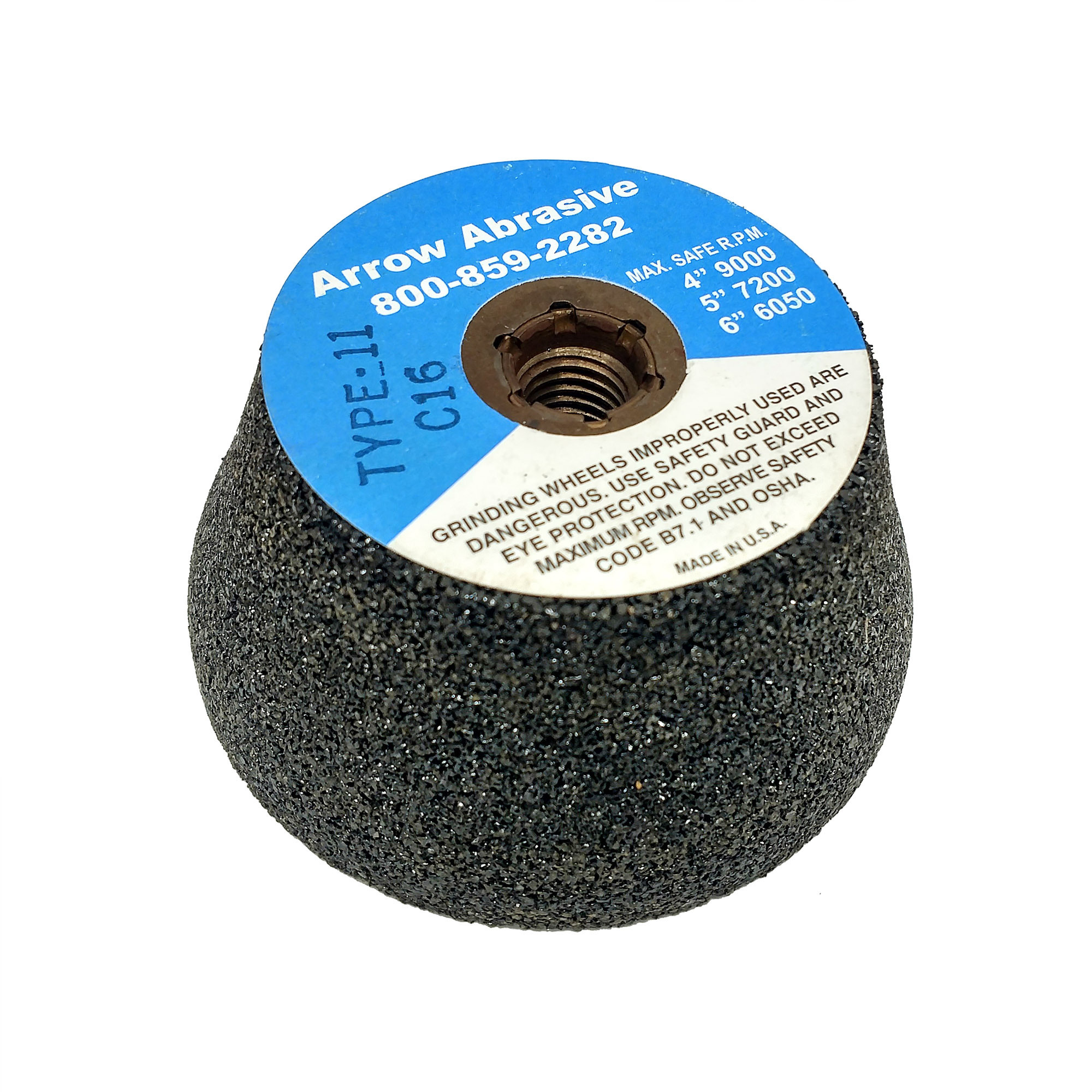 Bon, Cup Wheel - 5in. Tapered C16 Type 11 Model# 82-151 | Northern Tool