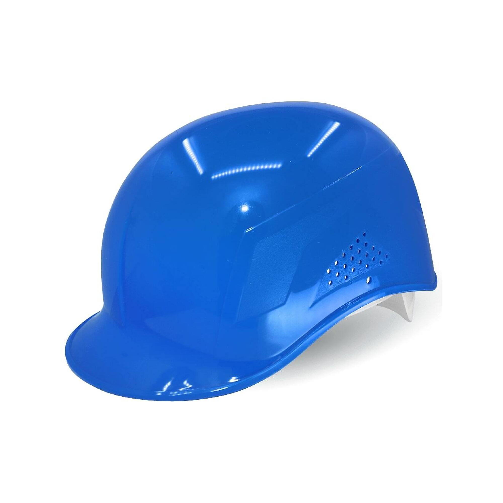 Bullhead Safety, Blue Vented Bump Cap, 4Point Slide Lock Suspension&nbsp;- 10 Each, Model# HH-BC1-B