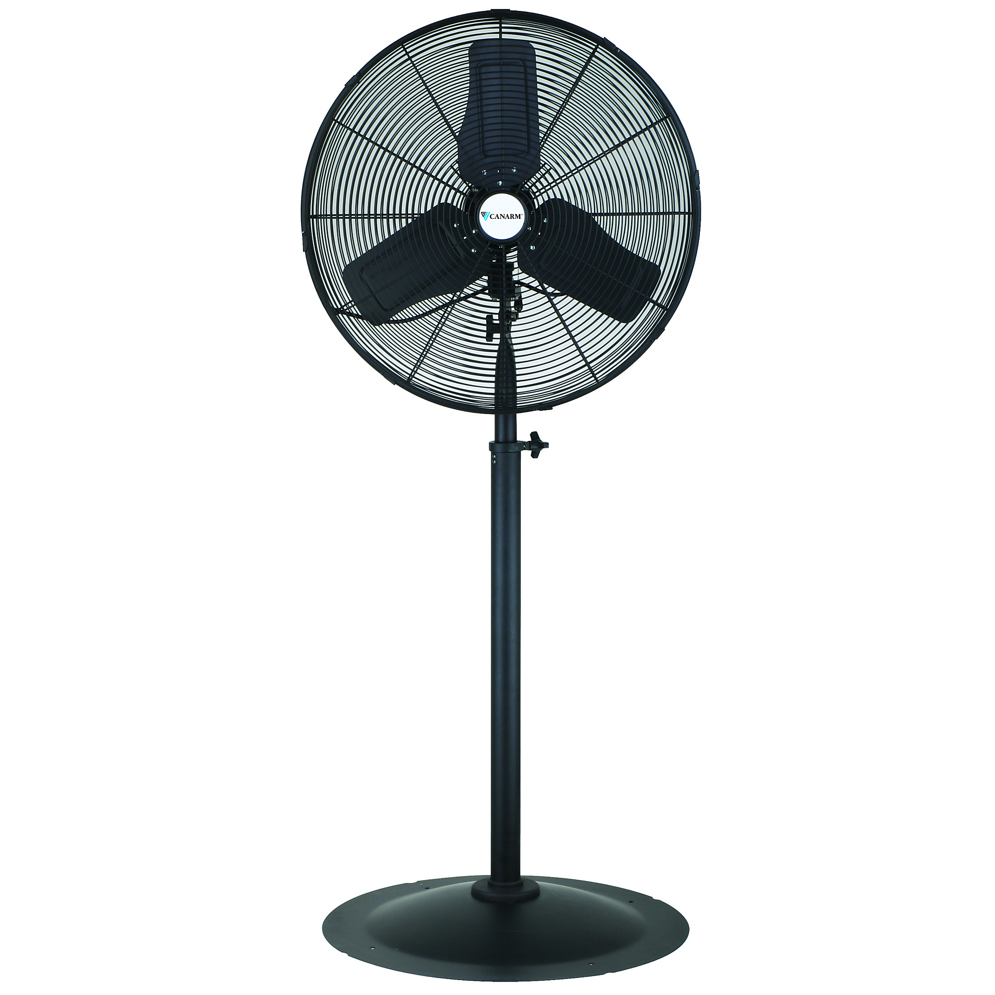 Canarm, 24in. Pedestal mount Oscilating Fan, Fan Type Workstation, Fan Diameter 30 in, Air Delivery 10205 cfm, Model# PBKD24-OSC