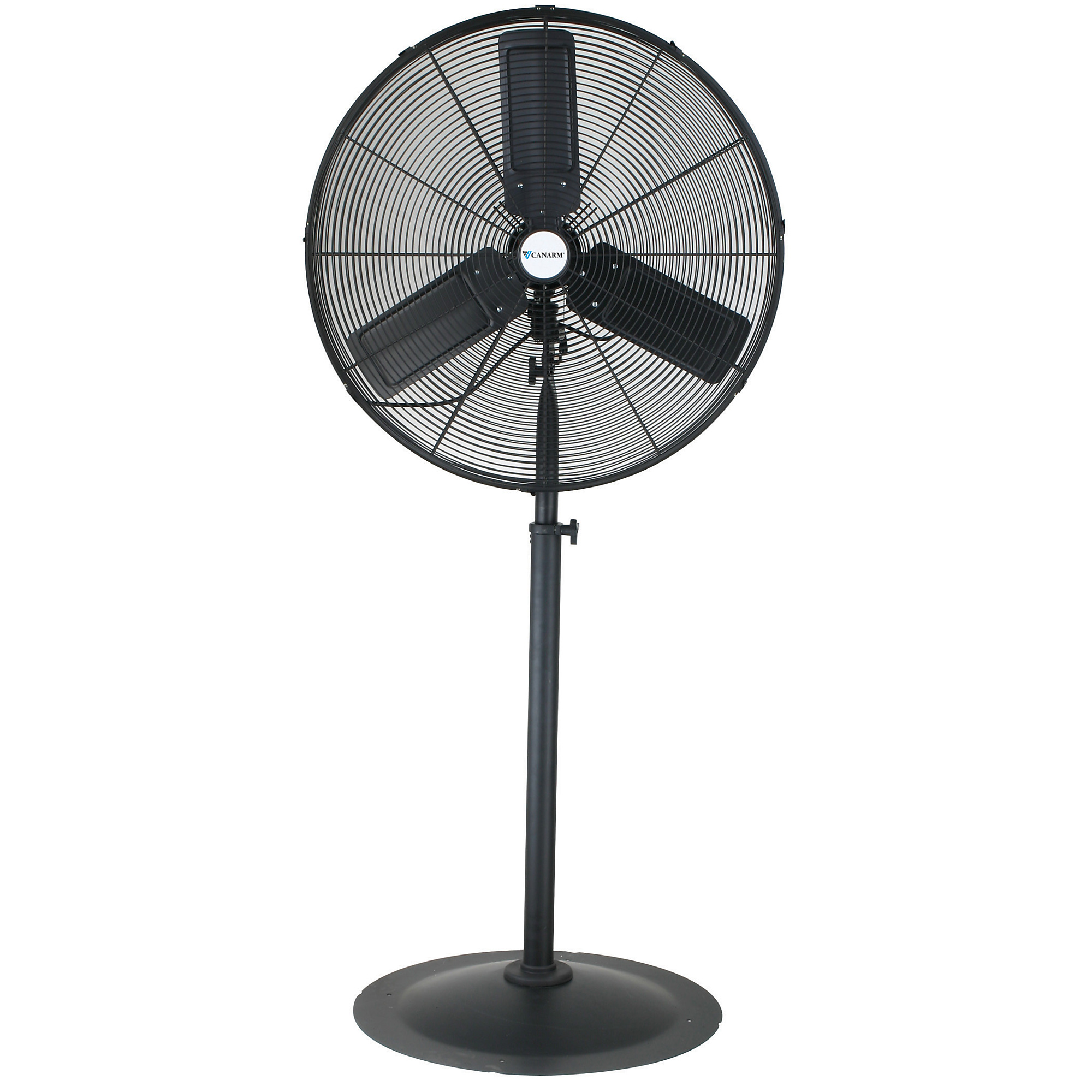 Canarm, 30in. Pedestal mount Oscilating Fan, Fan Type Workstation, Fan Diameter 24 in, Air Delivery 7805 cfm, Model# PBKD30-OSC