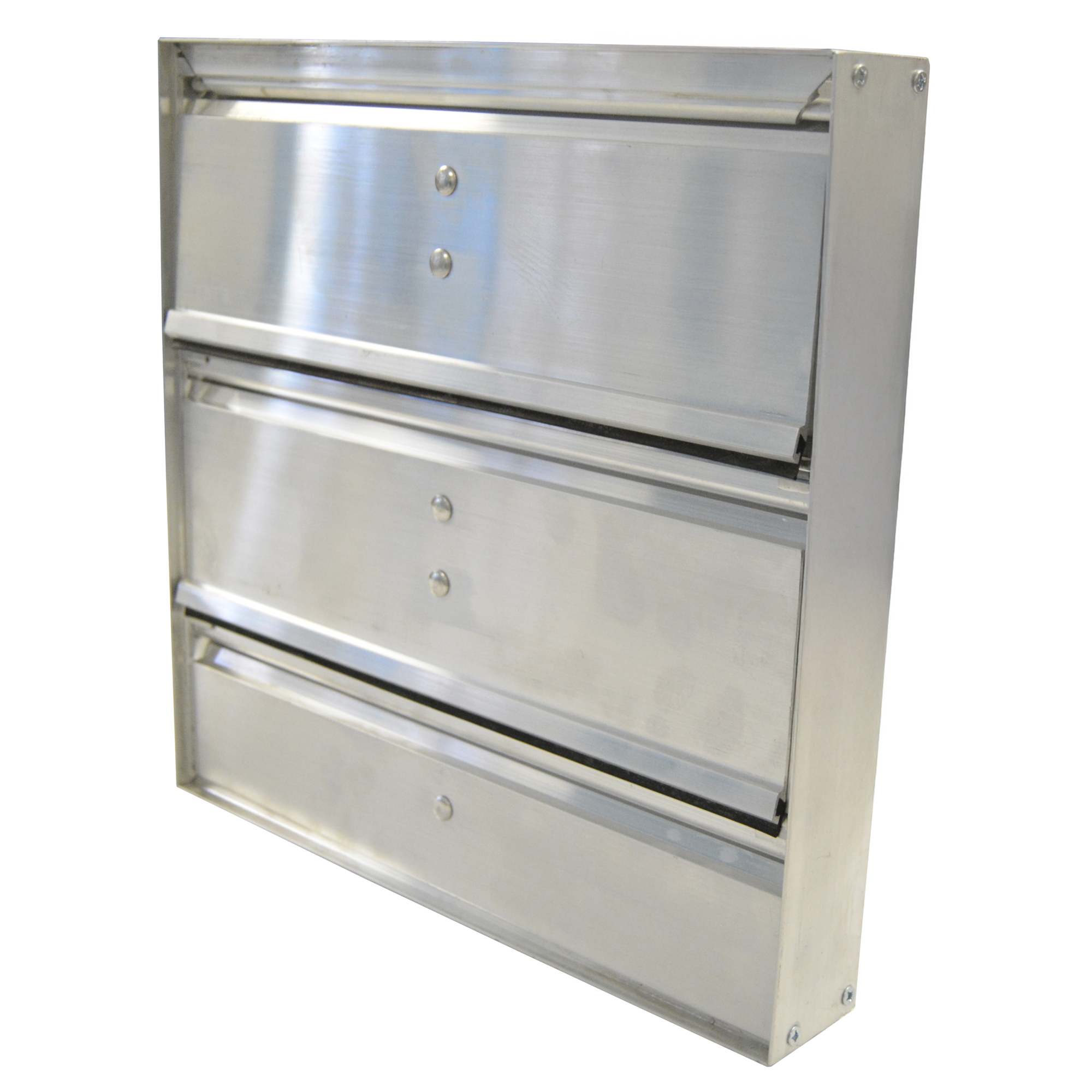 Canarm, Canarm Back Draft Damper, Material Aluminum, Height 3 in, Width 14 in, Model# 9301010