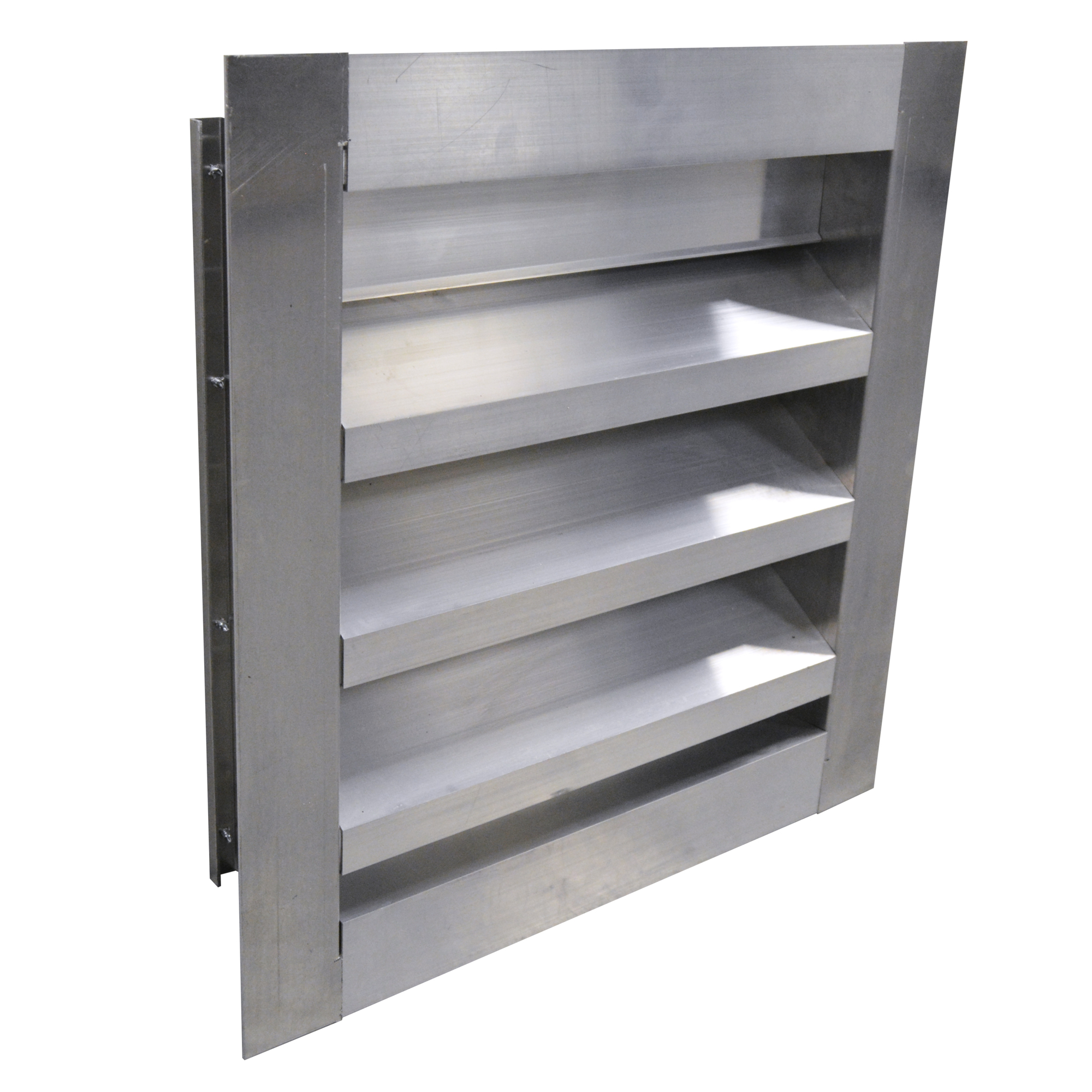 Canarm, Canarm Fixed Louver, Material Aluminum, Height 5 in, Width 20 in, Model# EL4F14X14-MIH