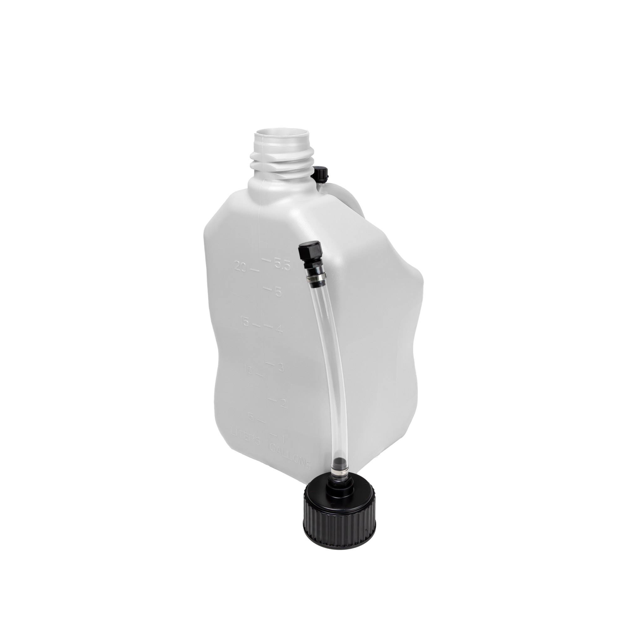 Bushman, U-Jug Multi-Purpose 5.5G Storage Jug White 4PK, Max. Capacity 5.5 Gal, Max. PSI 0 Material Polyethylene, Model# UJUG-WHT-4PK