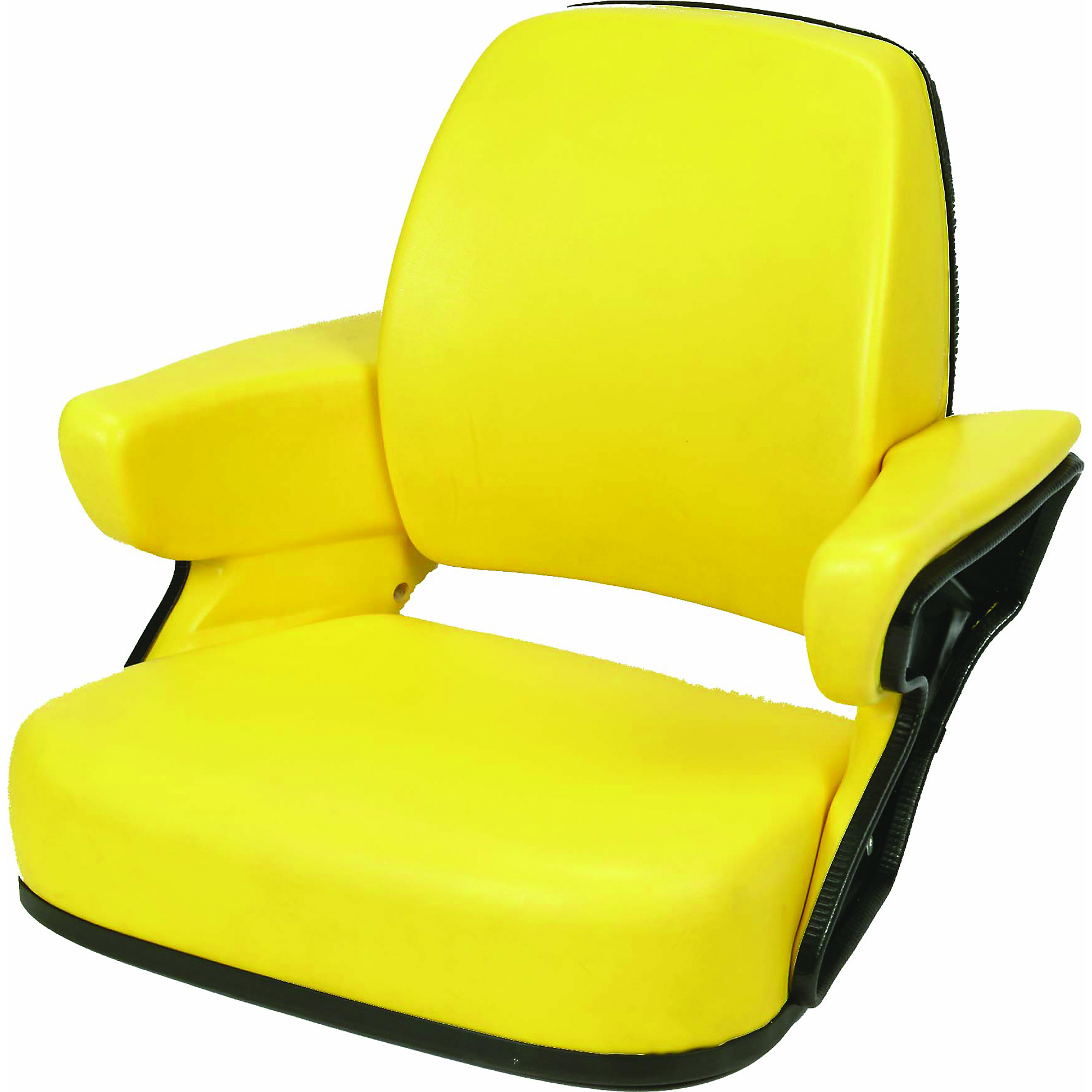 Black Talon Seats, REPLACEMENT CUSHIOM - 4 PC - JOHN DEERE - YELLOW, Capacity 250 lb, Model# 556000YEJD