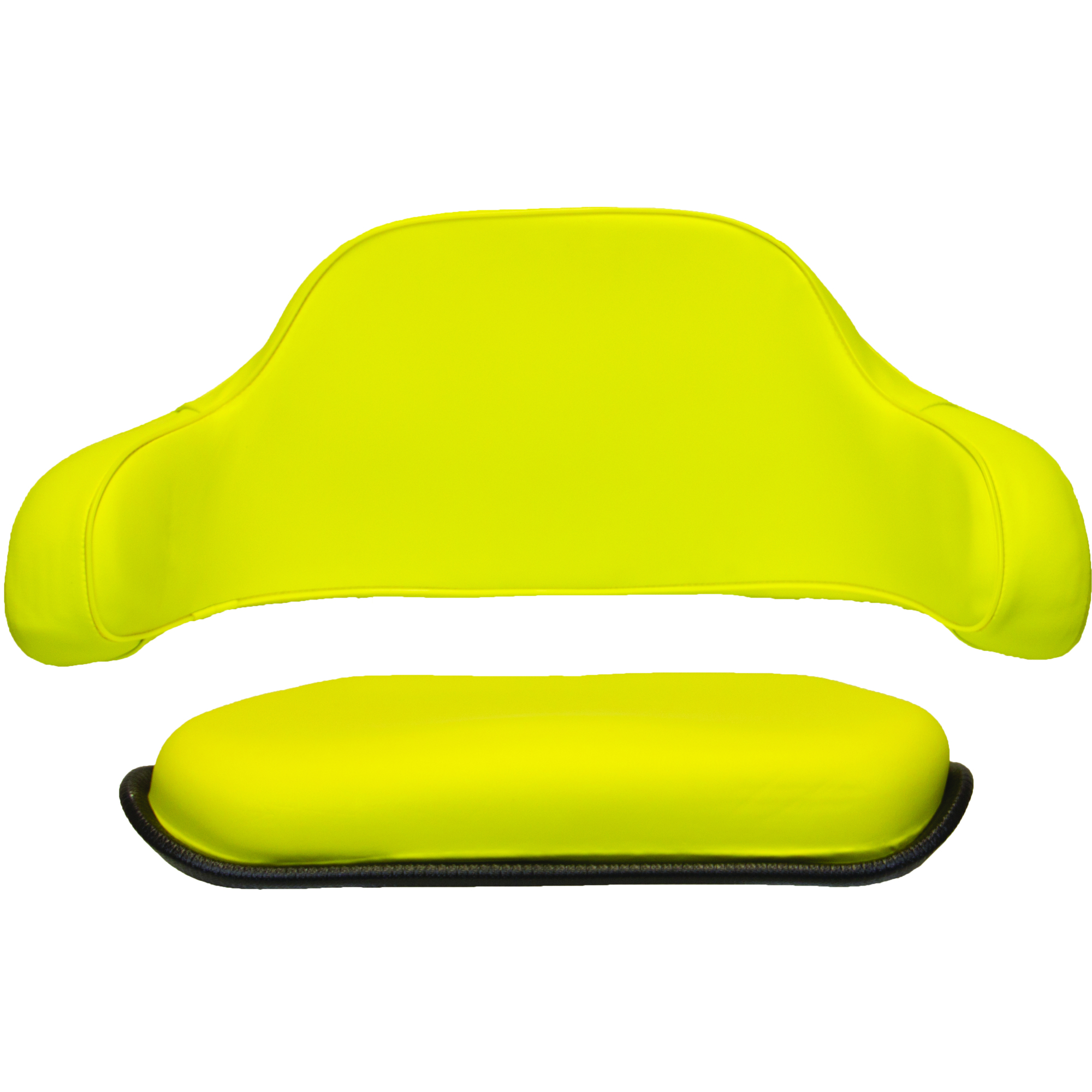 Black Talon Seats, REPLACEMENT CUSHIOM - 2 PC - JOHN DEERE - YELLOW, Capacity 250 lb, Model# 555000YEJD