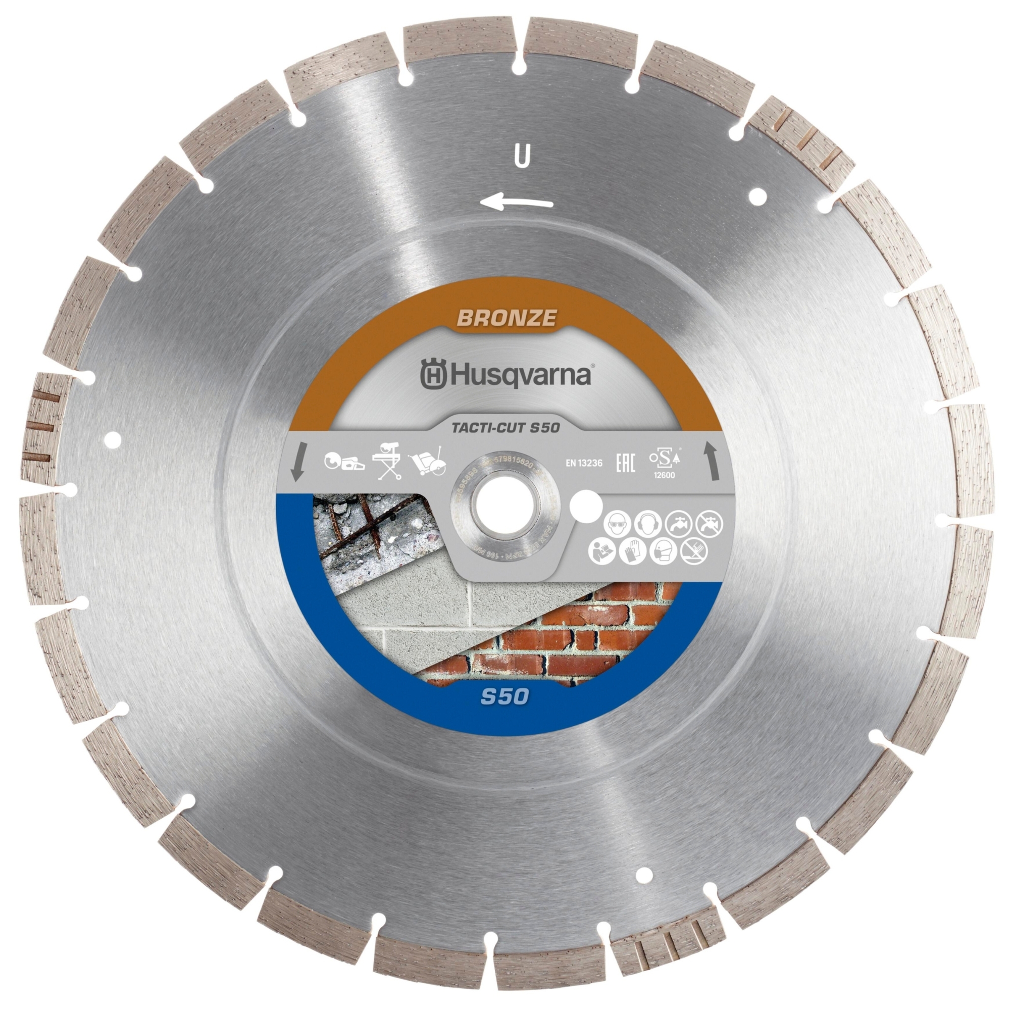 Husqvarna, Diamond Blade, Blade Diameter 14 in, Included (qty.) 10 Model# 579816402