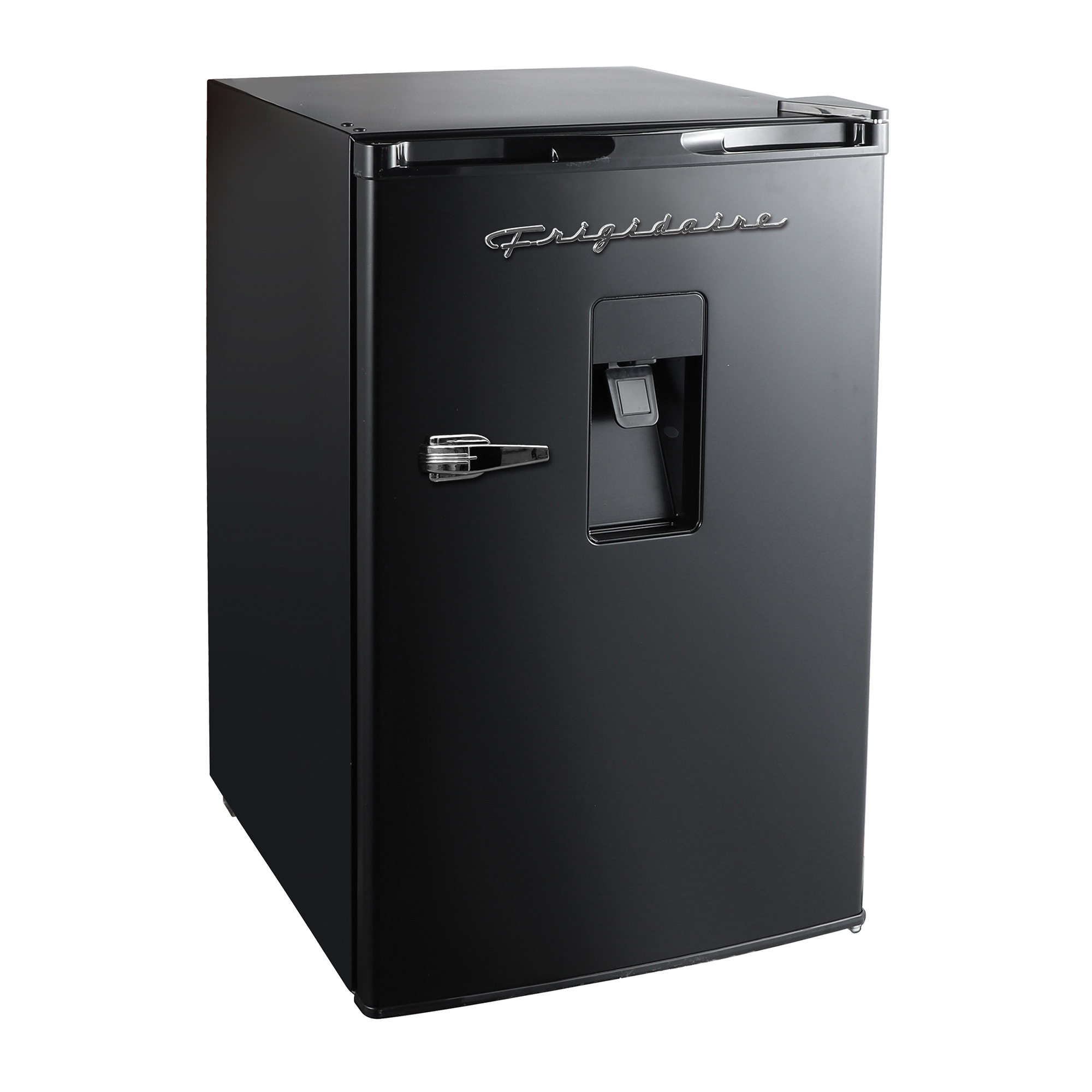 Frigidaire 4.5 Cu ft. Retro Compact Fridge with Built in Water Dispenser Black