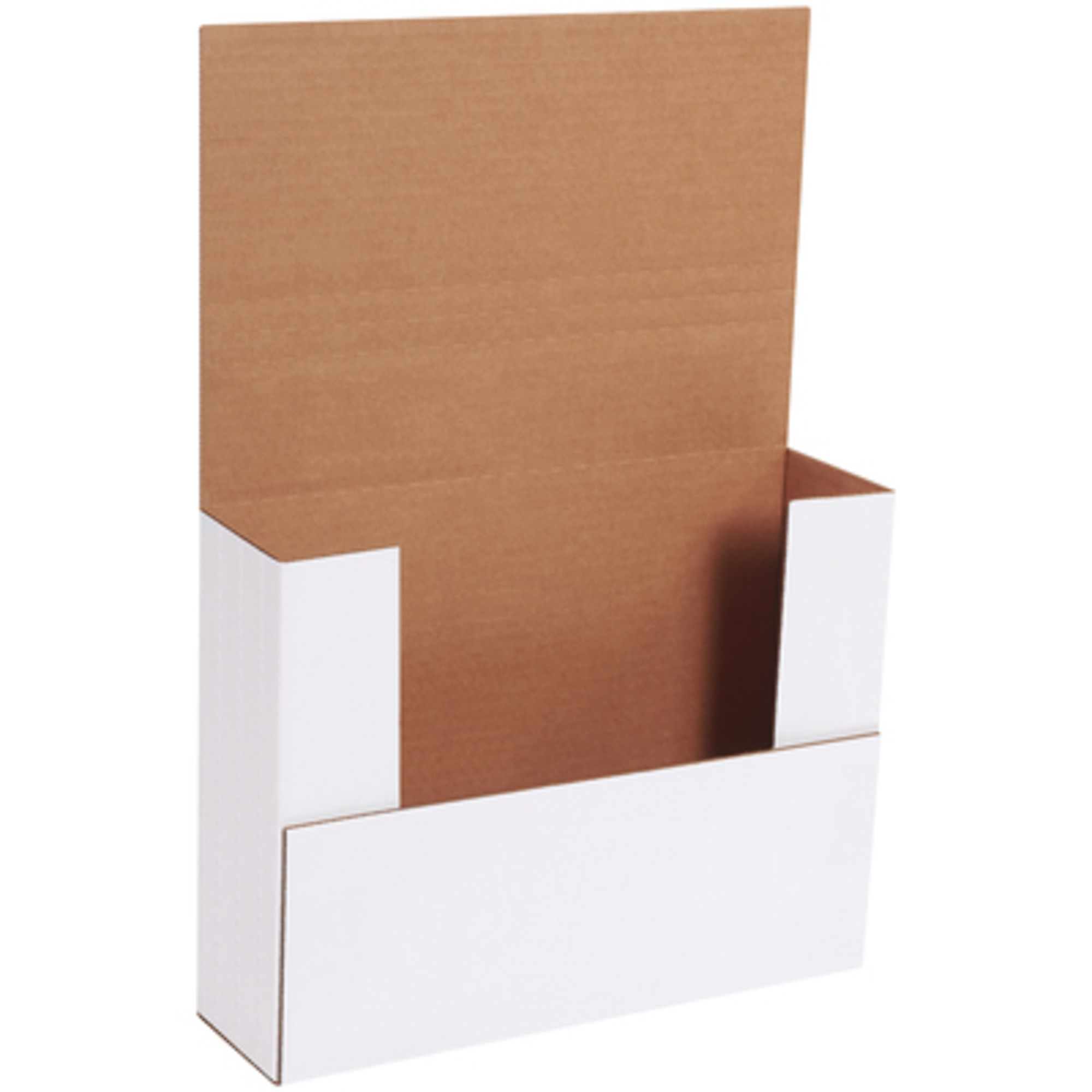 11 x 8 1/2 x 3in. White Easy-Fold Ms 50/CS, Length 11 in, Model# M1183BF