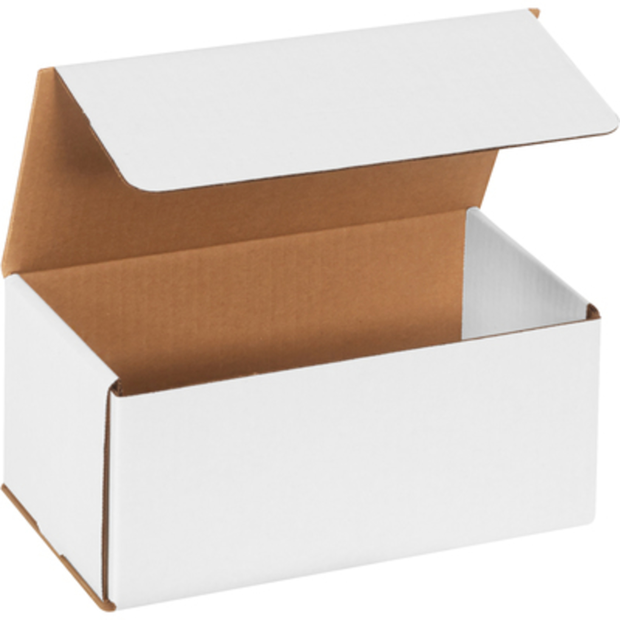 9 x 5 x 4in. White Corrugated Ms 50/CS, Length 9 in, Model# M954