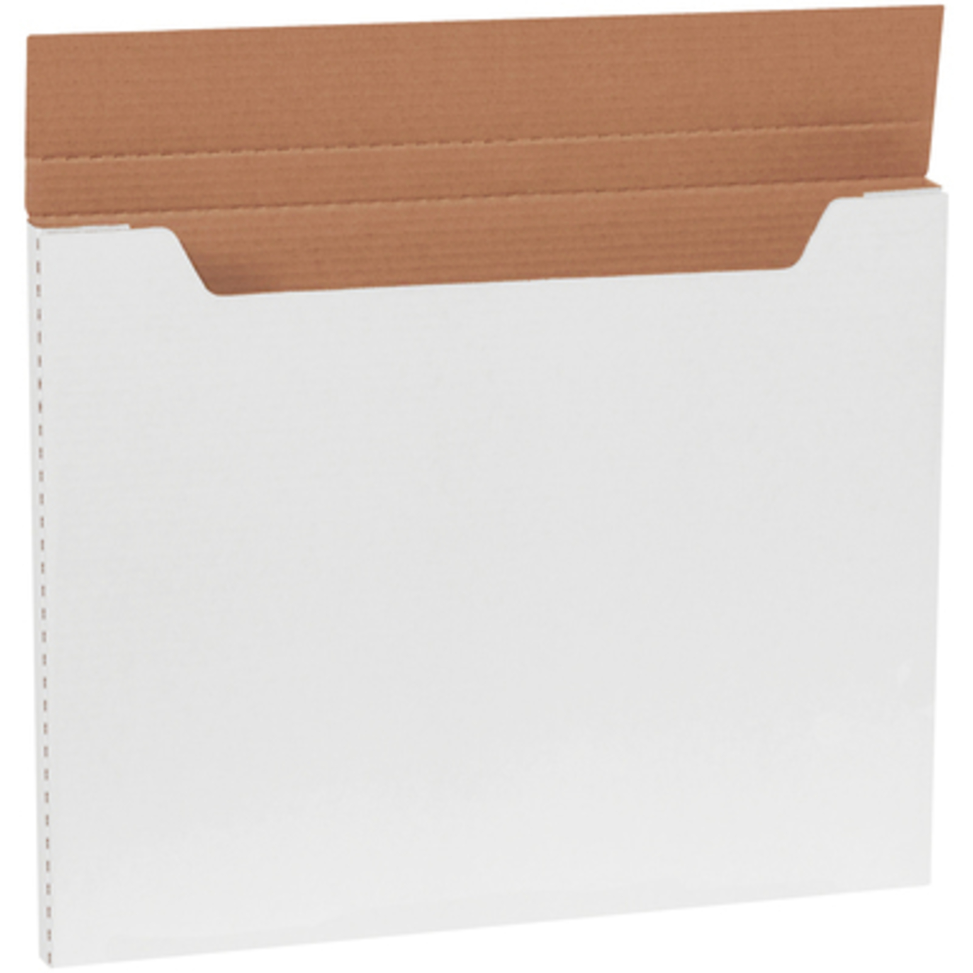20 x 16 x 1in. White Jumbo Fold-Over Ms 20/CS, Length 20 in, Model# M20161
