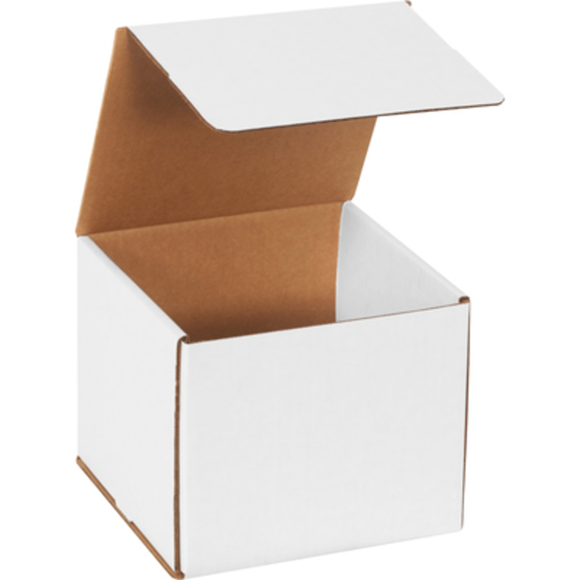 7 x 7 x 6in. White Corrugated Ms 50/CS, Length 7 in, Model# M776 ...