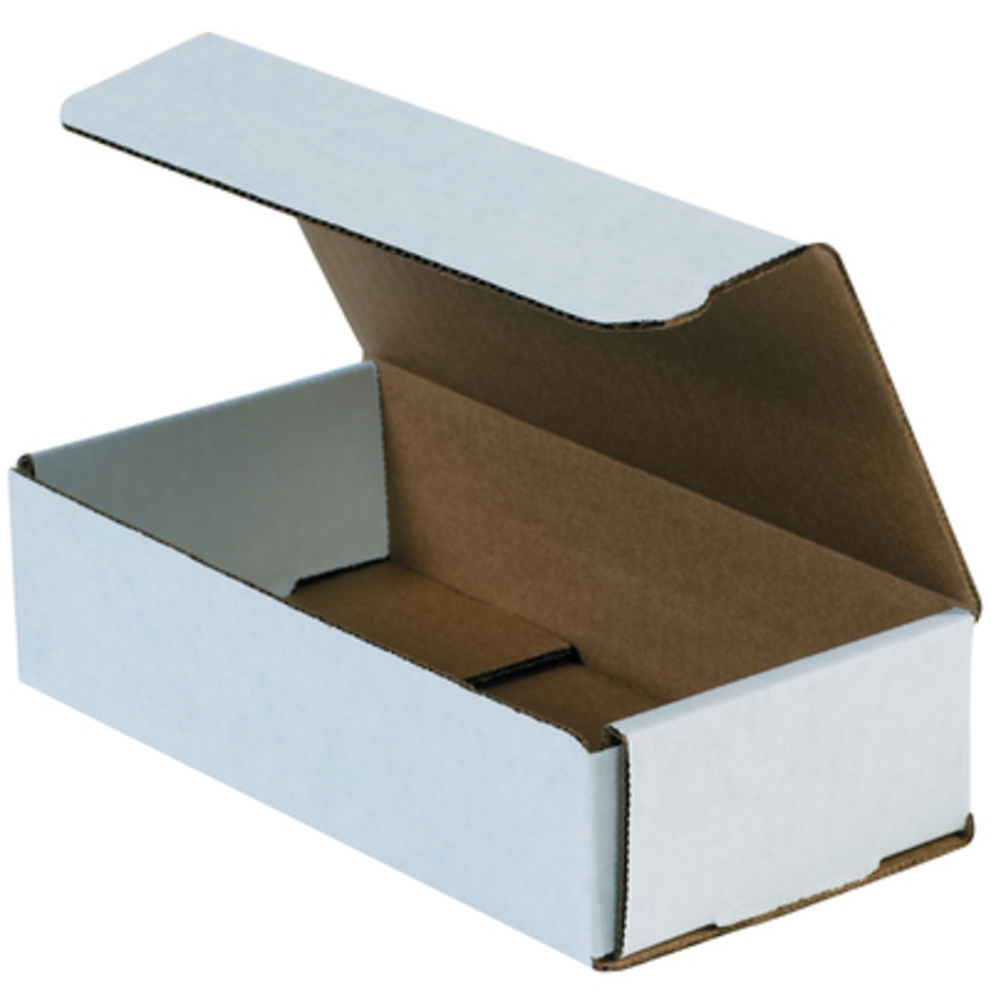 8 x 4 x 2in. White Corrugated Ms 50/CS, Length 8 in, Model# M842