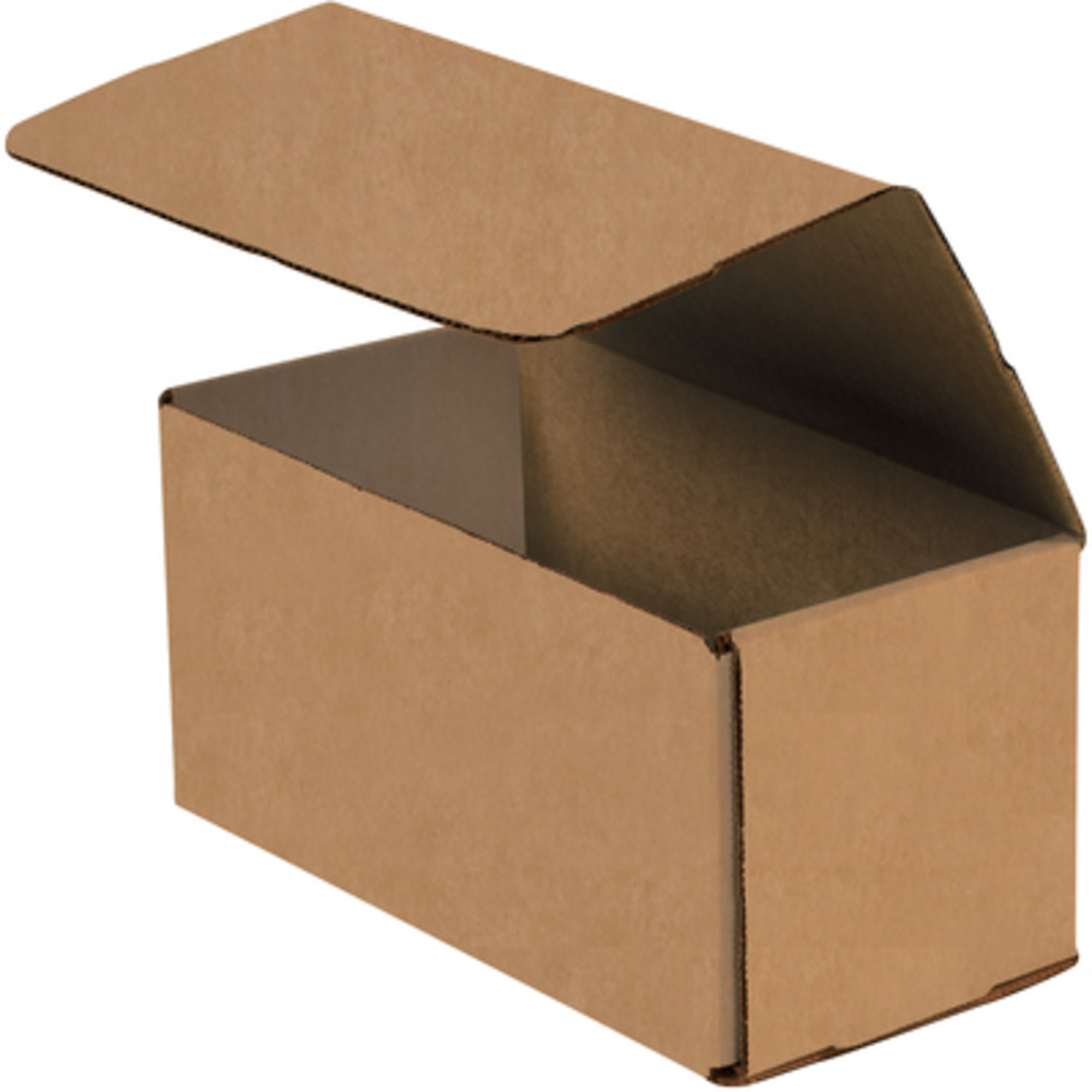 8 x 4 x 4in. Kraft Corrugated Ms 50/CS, Length 8 in, Model# M844K