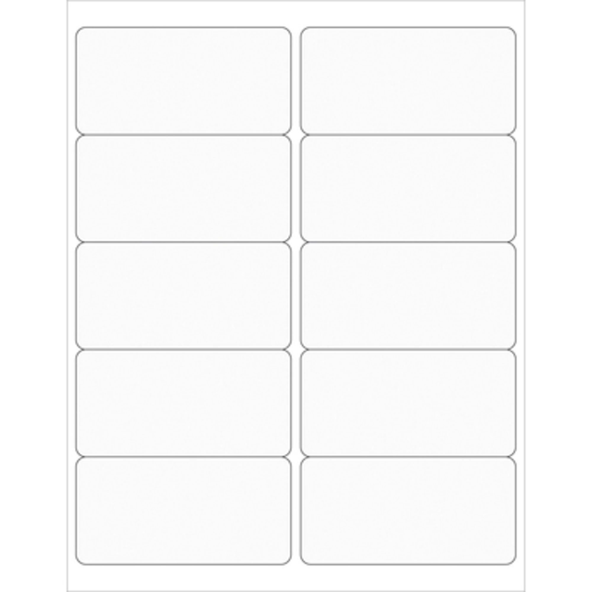 4 x 2in. Clear Recta Laser Label 1000/CS, Model# LL223CL | Northern Tool