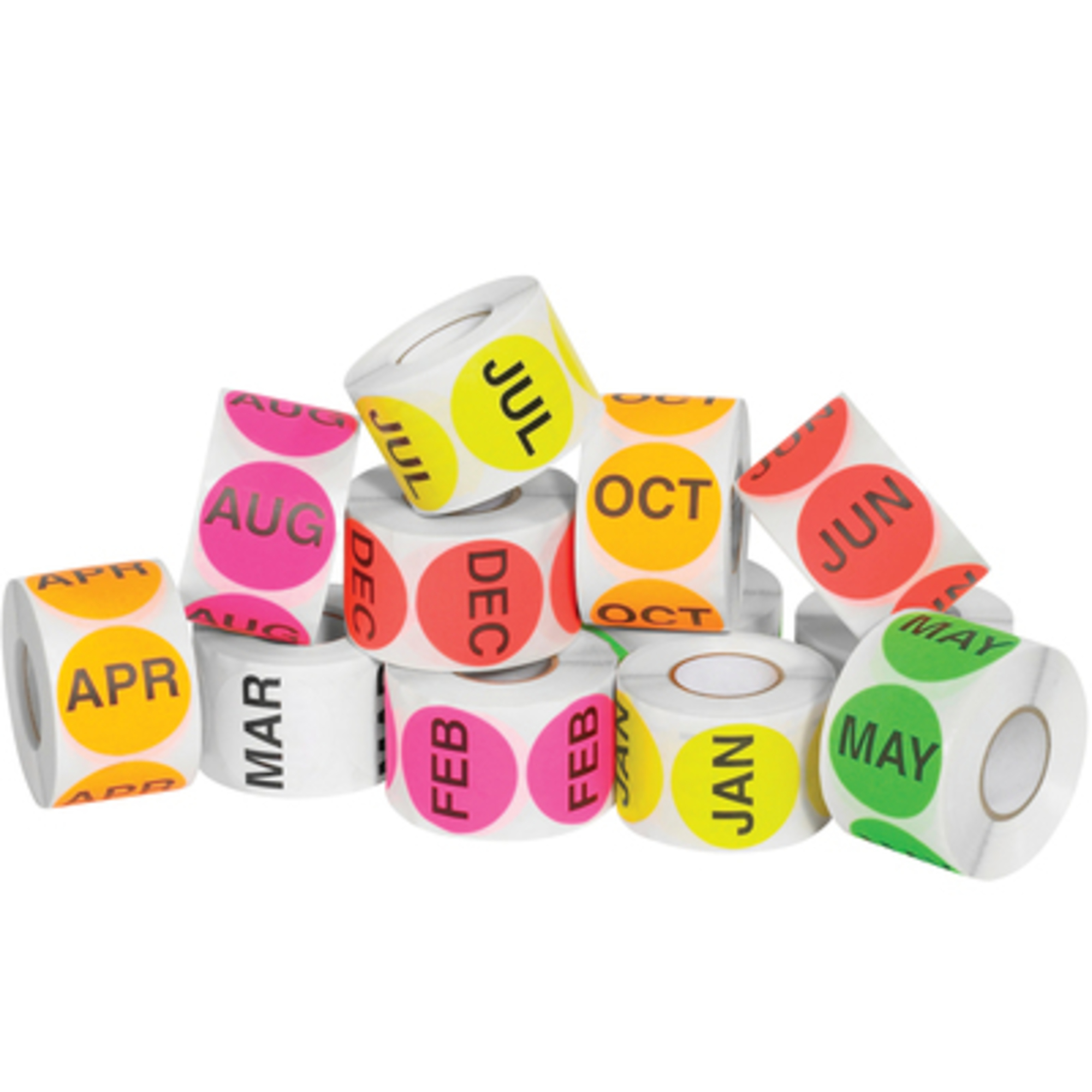 2in. Circl Easy Order Packs Month Of The Year 12/CS, Model# DL1239