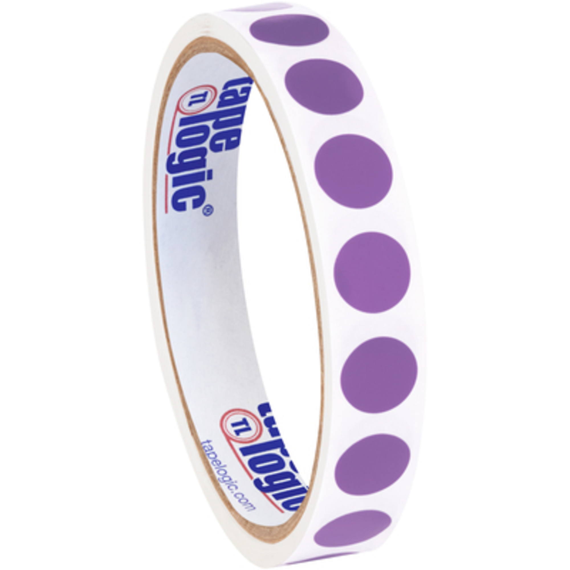 1/2in. Purpl Inven Circl Label 500/CS, Model# DL690M