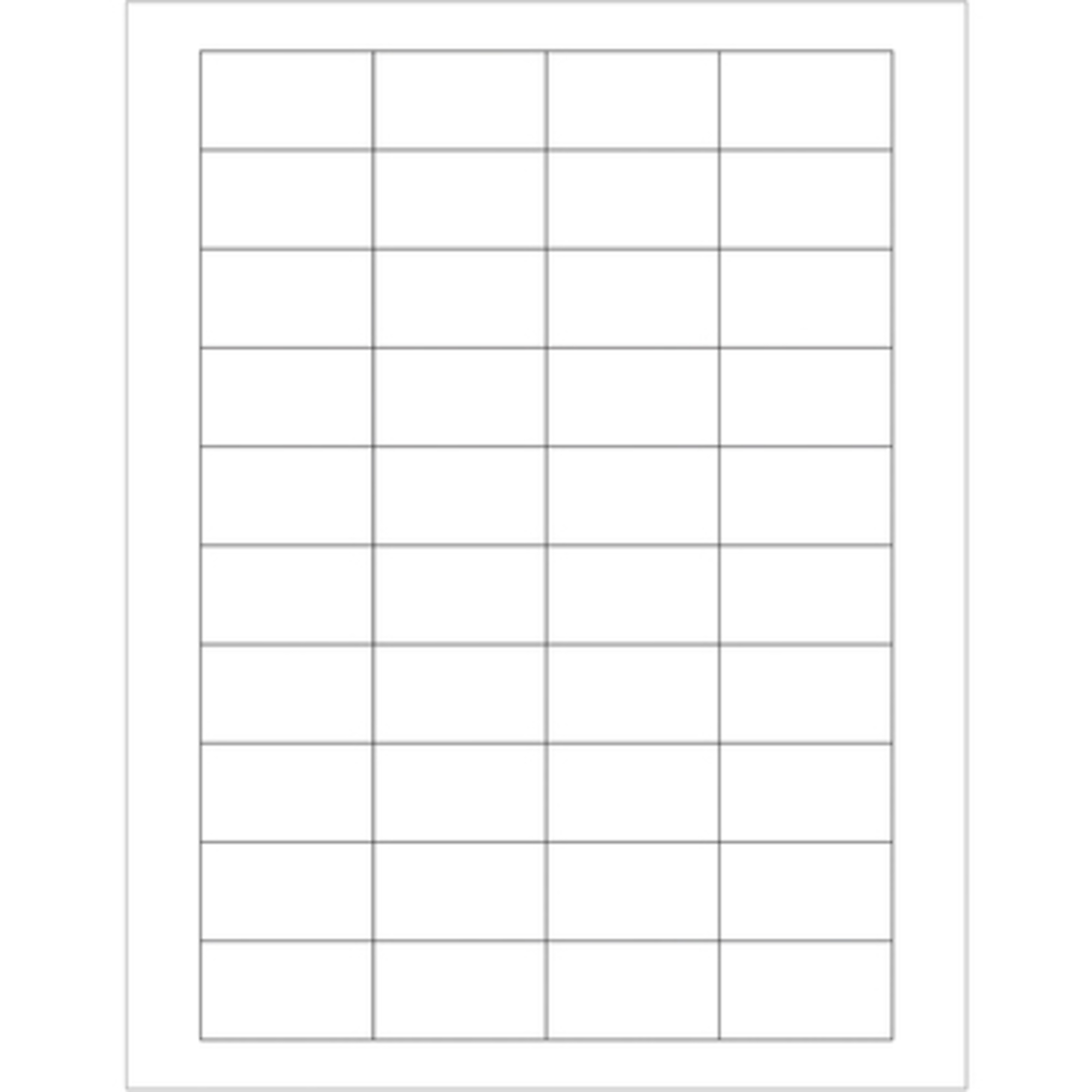 1 3/4 x 1in. White Recta Laser Label 4000/CS, Model# LL161