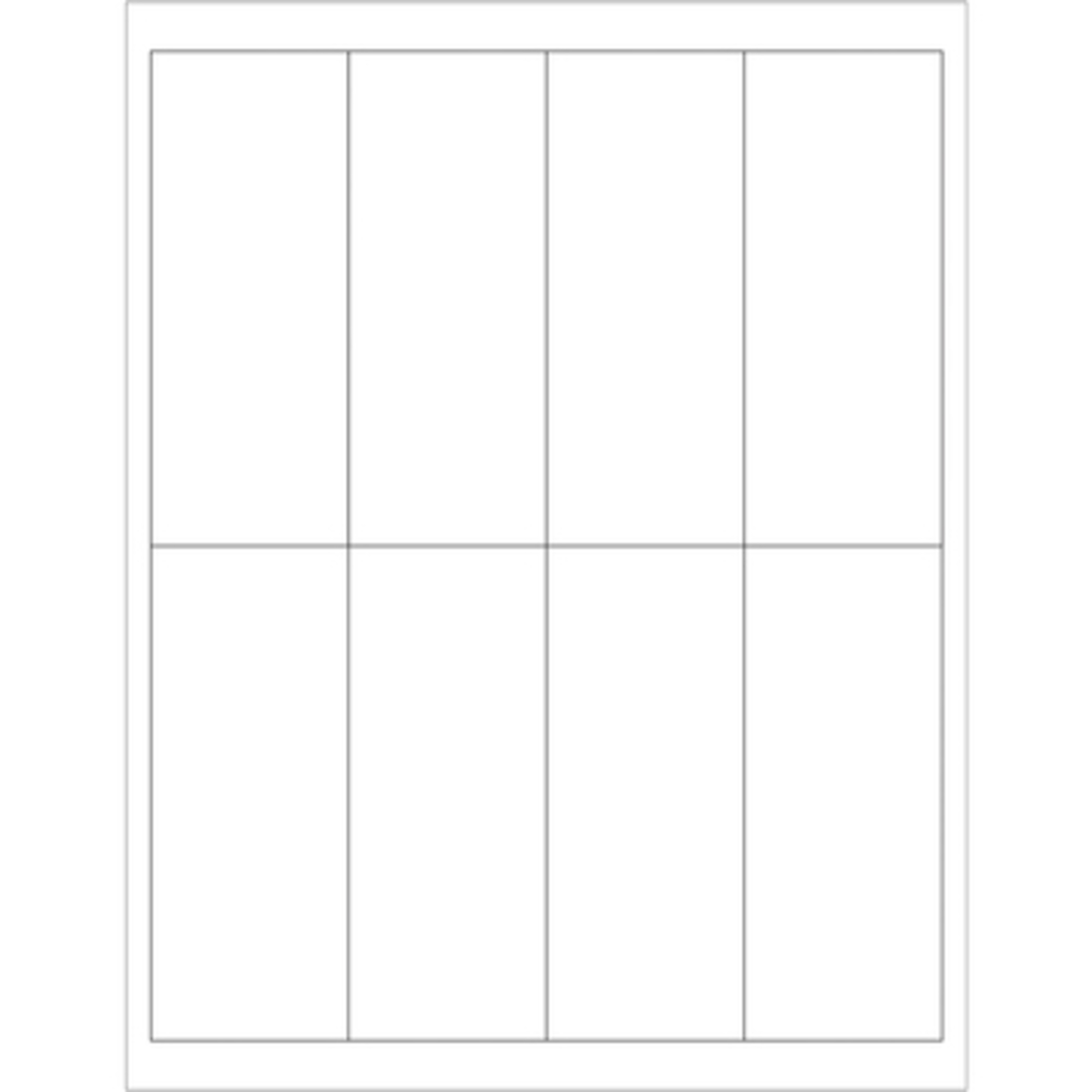 2 x 5in. White Recta Laser Label 800/CS, Model# LL163 | Northern Tool