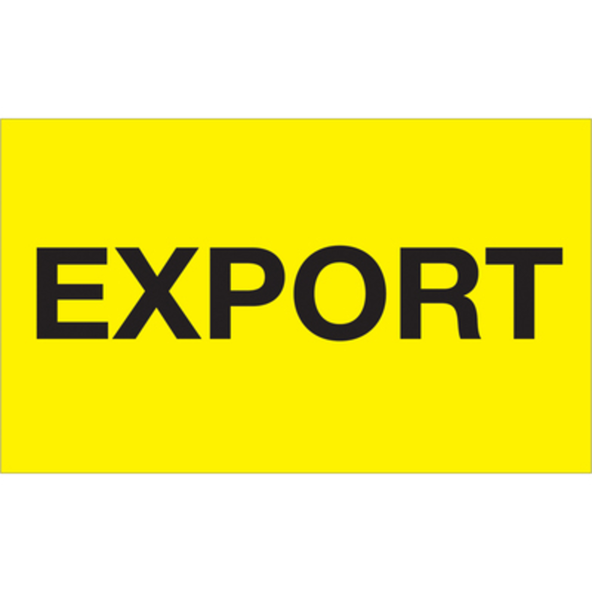 3 x 5in. - "Expo (Fluo Yello Label 500/CS, Model# DL1122