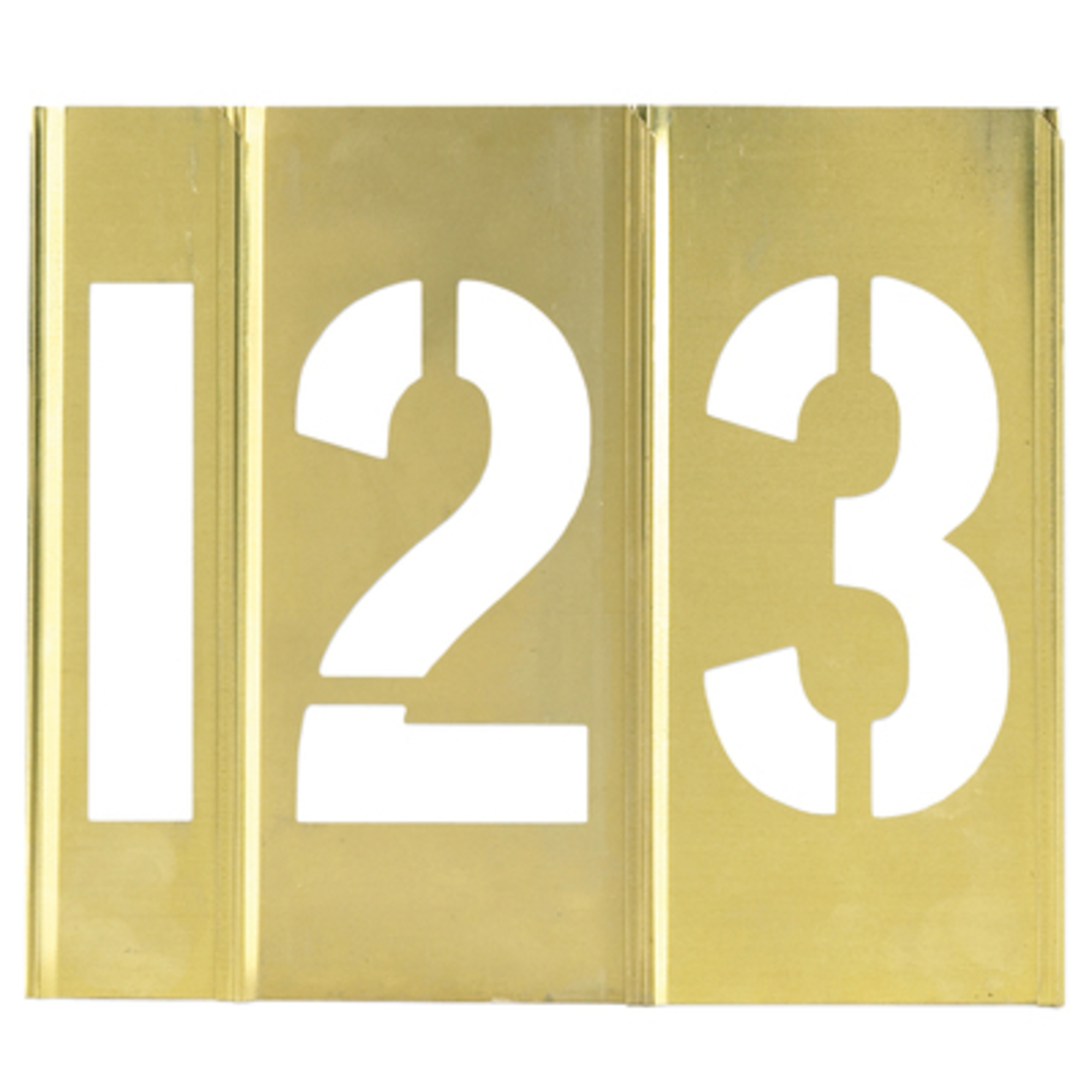 1in. Numbe. Only Brass Stenc. 15/CS, Model# STBN10