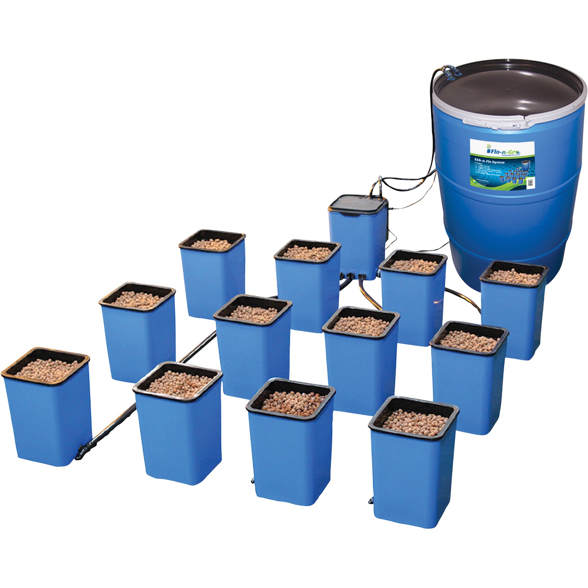 Sunlight Supply FloNGro Ebb & Flow System — 12 Grow Sites Northern Tool