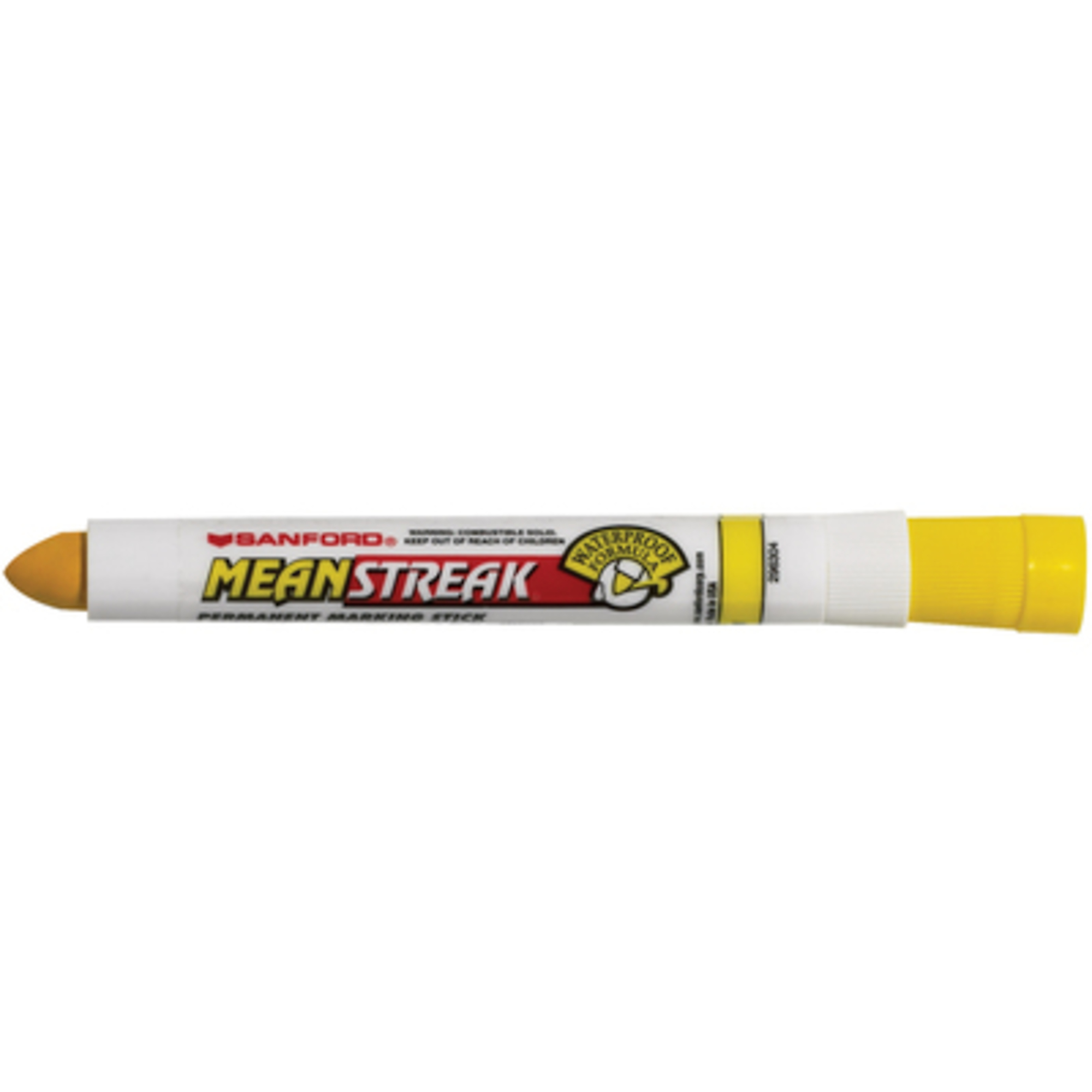 Yello Mean Streak Paint in a Tube Markers - Yellow, Permanent, Waterproof, 12/CS, Model# MK503YE