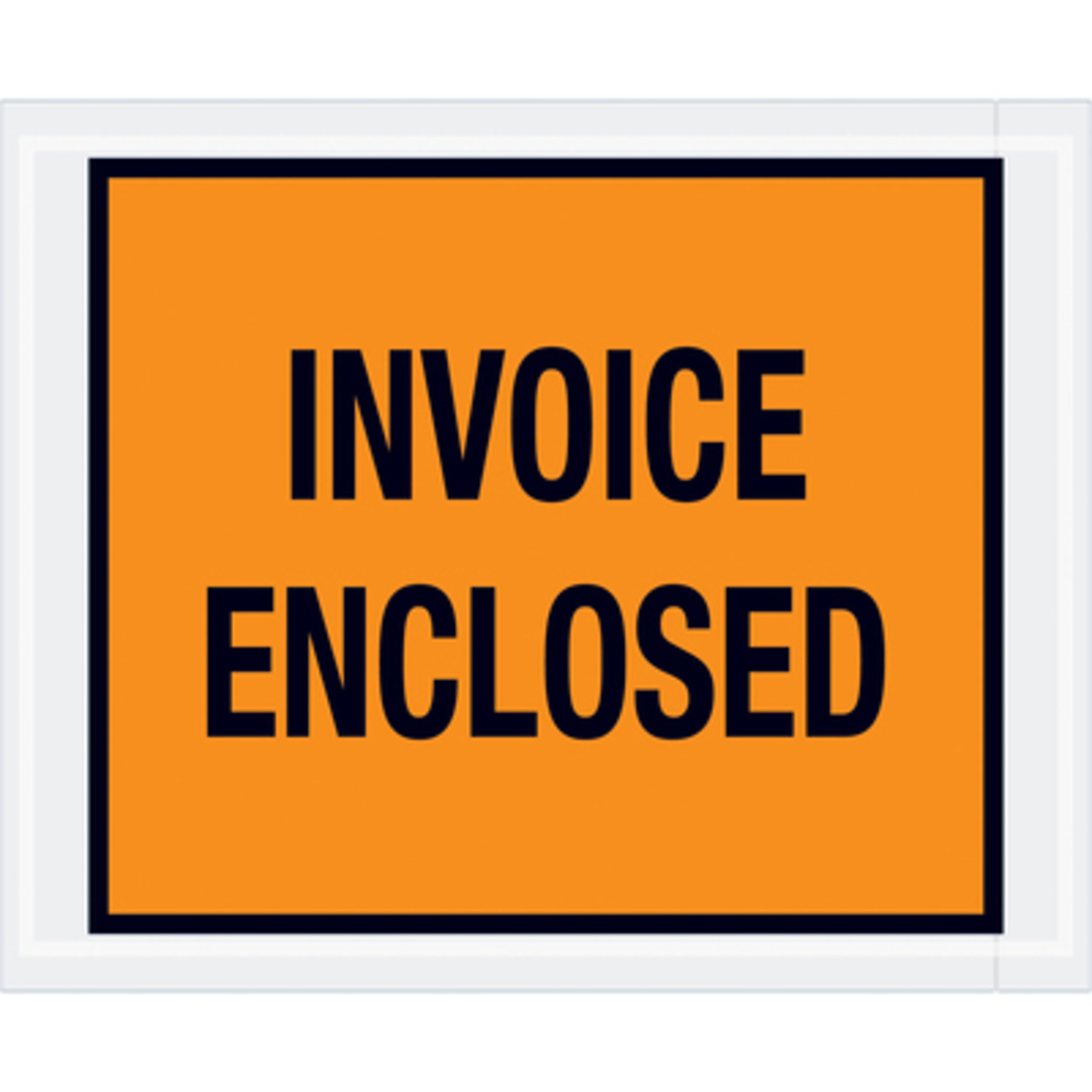 4 1/2 x 5 1/2in. Orange "Invoice E" E 1000/CS, Length 4.5 in, Model# PL17