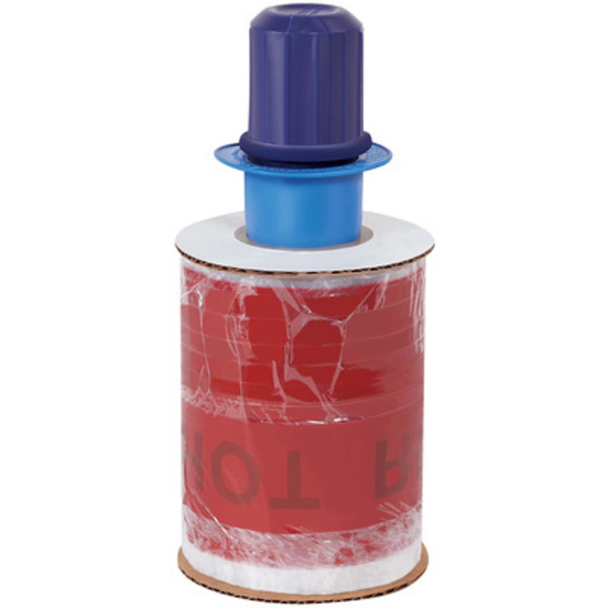 Goodwrappers Identi-Wrap - 5in. x 500ft., 80 Ga., Red Hot Rush, 6 Rolls, Model# GOODID5RHR