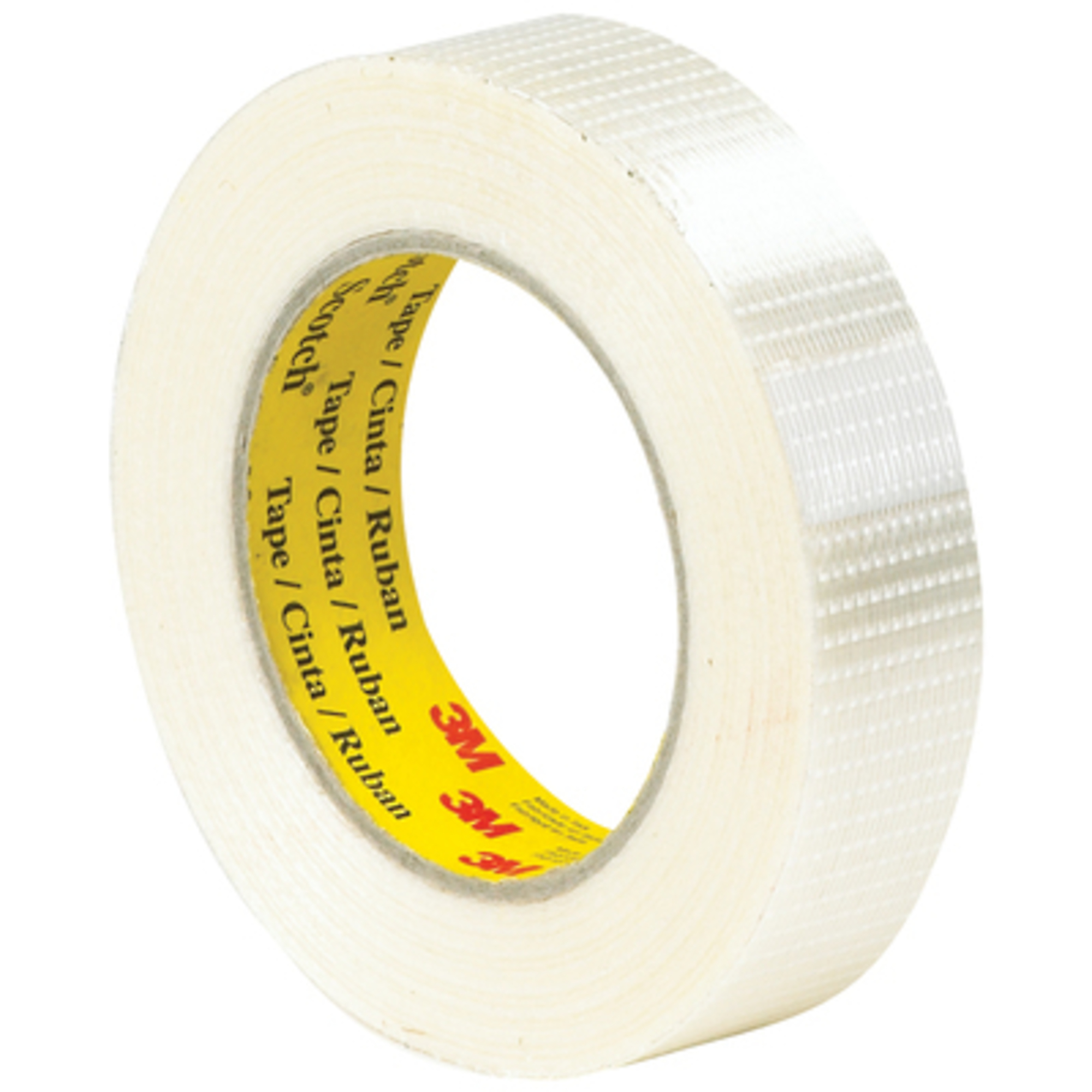 Scotch Bi-Directional Filament Tape - 1in. x 55 Yds., 5.7 Mil, Clear, Model# T9158959