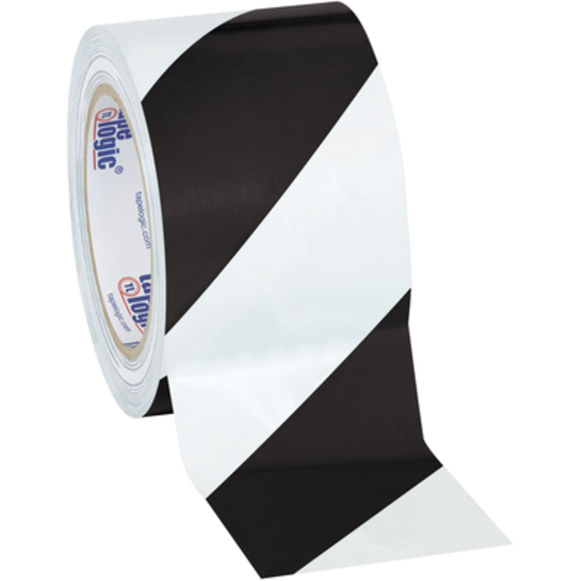 Stock Packaging Vinyl Safety Tape — 3in. x 36yds., Black, 16 Pcs, Model# T9336BW