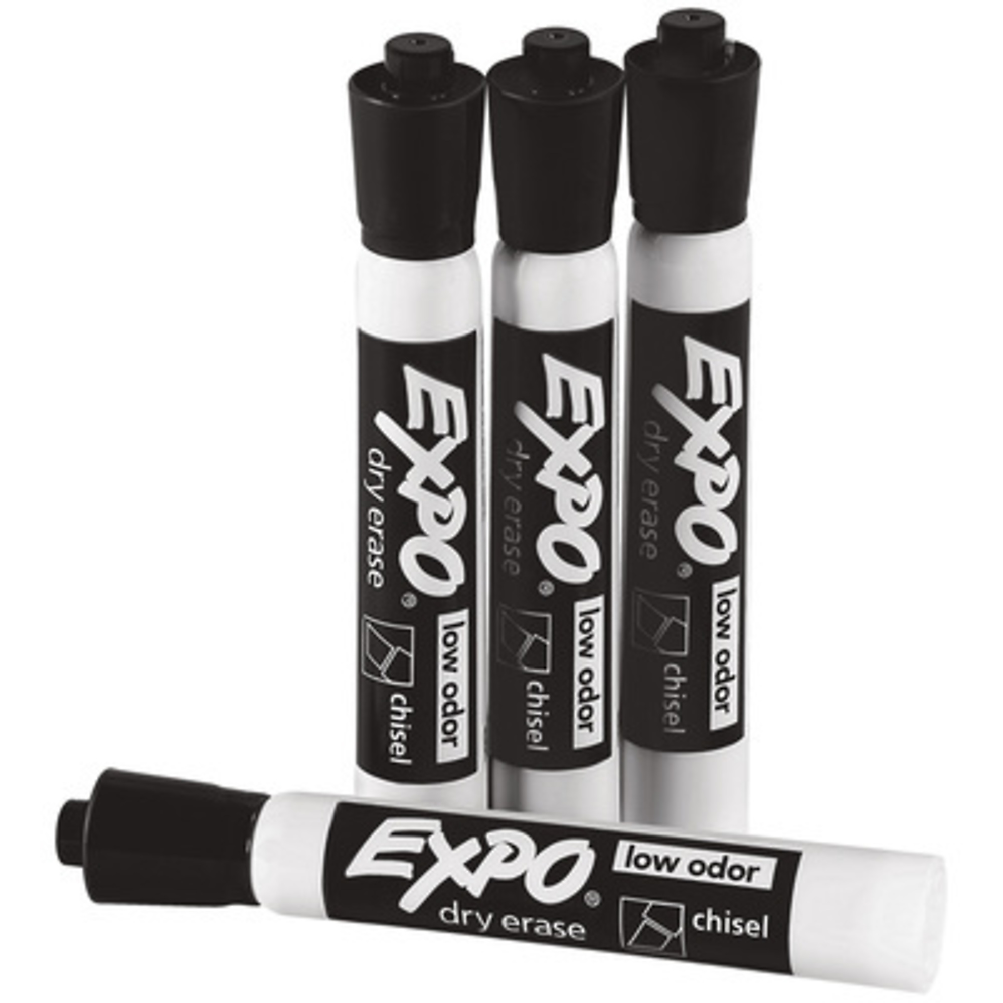 EXPO, Expo Black Dry Erase Markers 12/CS, Model# BDEMARKERBK
