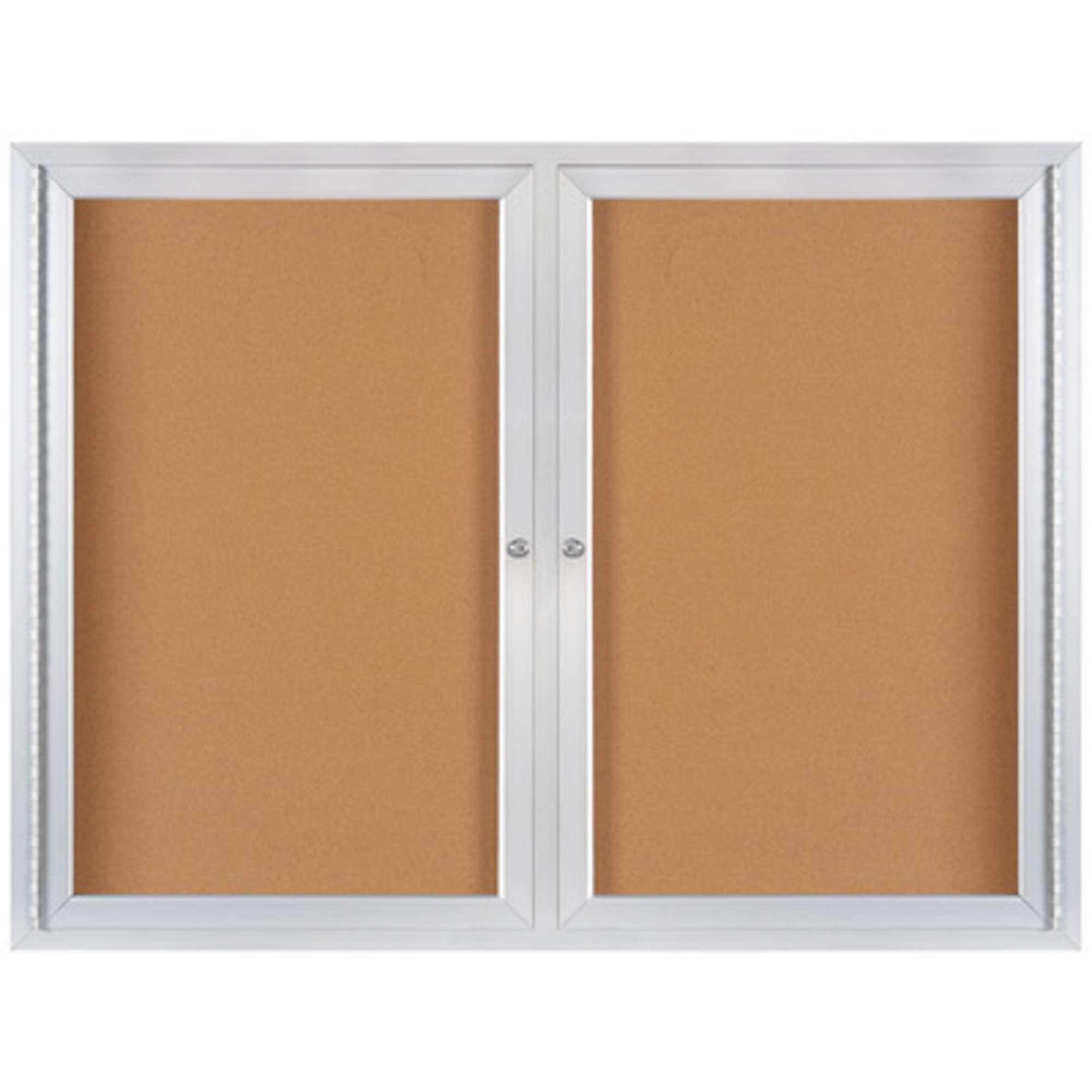 4 x 3ft. Enclosed Cork Board with A Frame 1/CS, Model# BECA4836