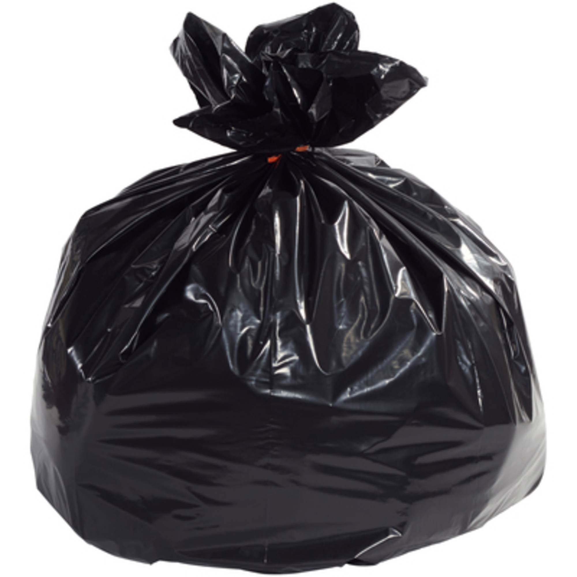 Stock Packaging Contractor's Bag — 30 Gal., 3.0 Mil, Black, Elastic Closure, 100 Pcs, Model# CL7001