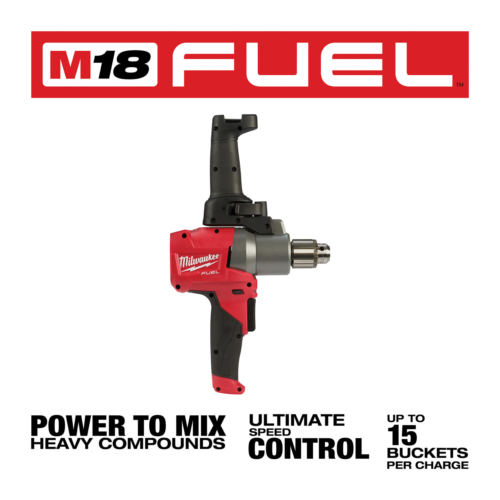 Milwaukee M18 Fuel Mud Mixer, Tool Only, Model# 2810-20 | Northern