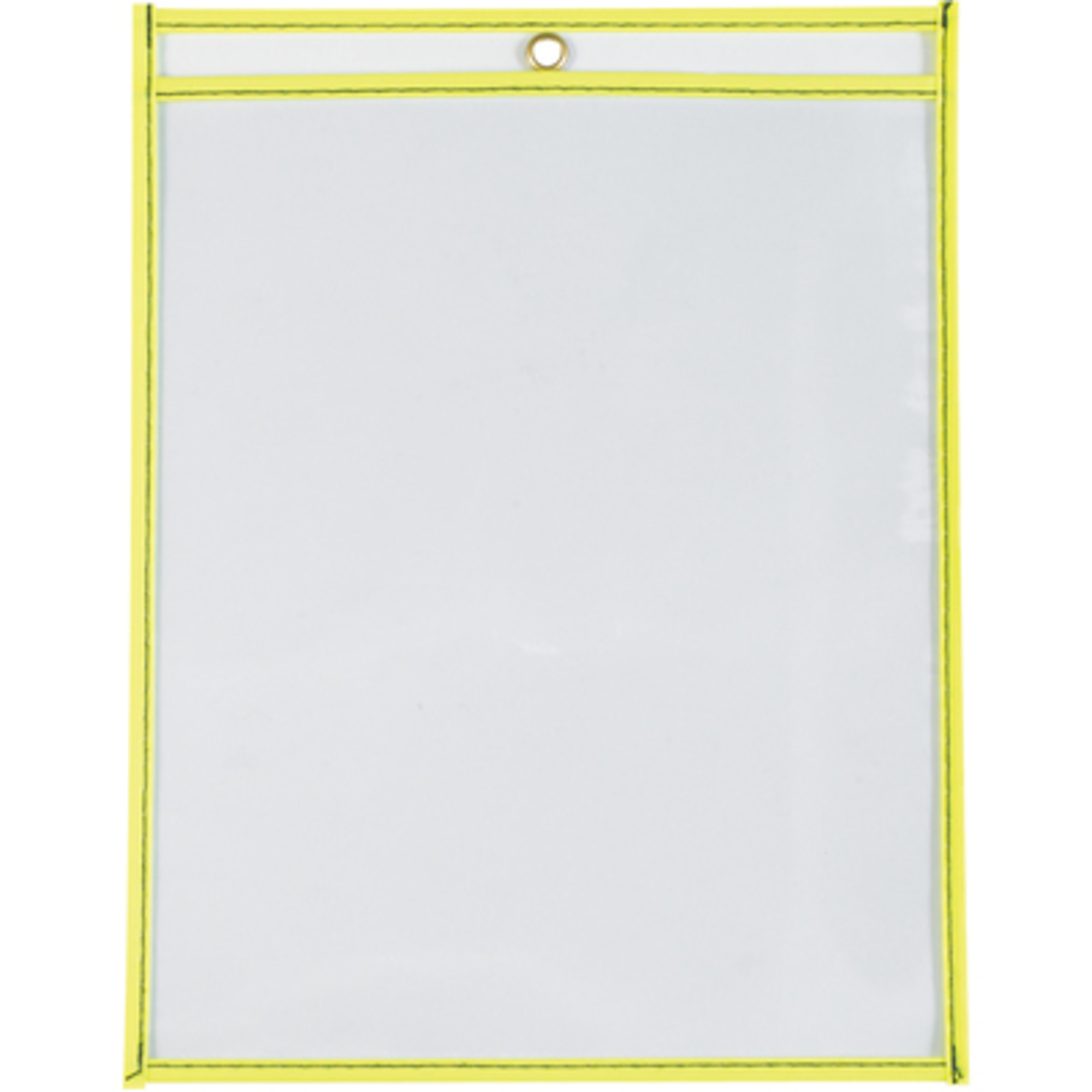 9 x 12in. Neon Yellow Job Ticket Holders 15/CS, Model# JTH115YE