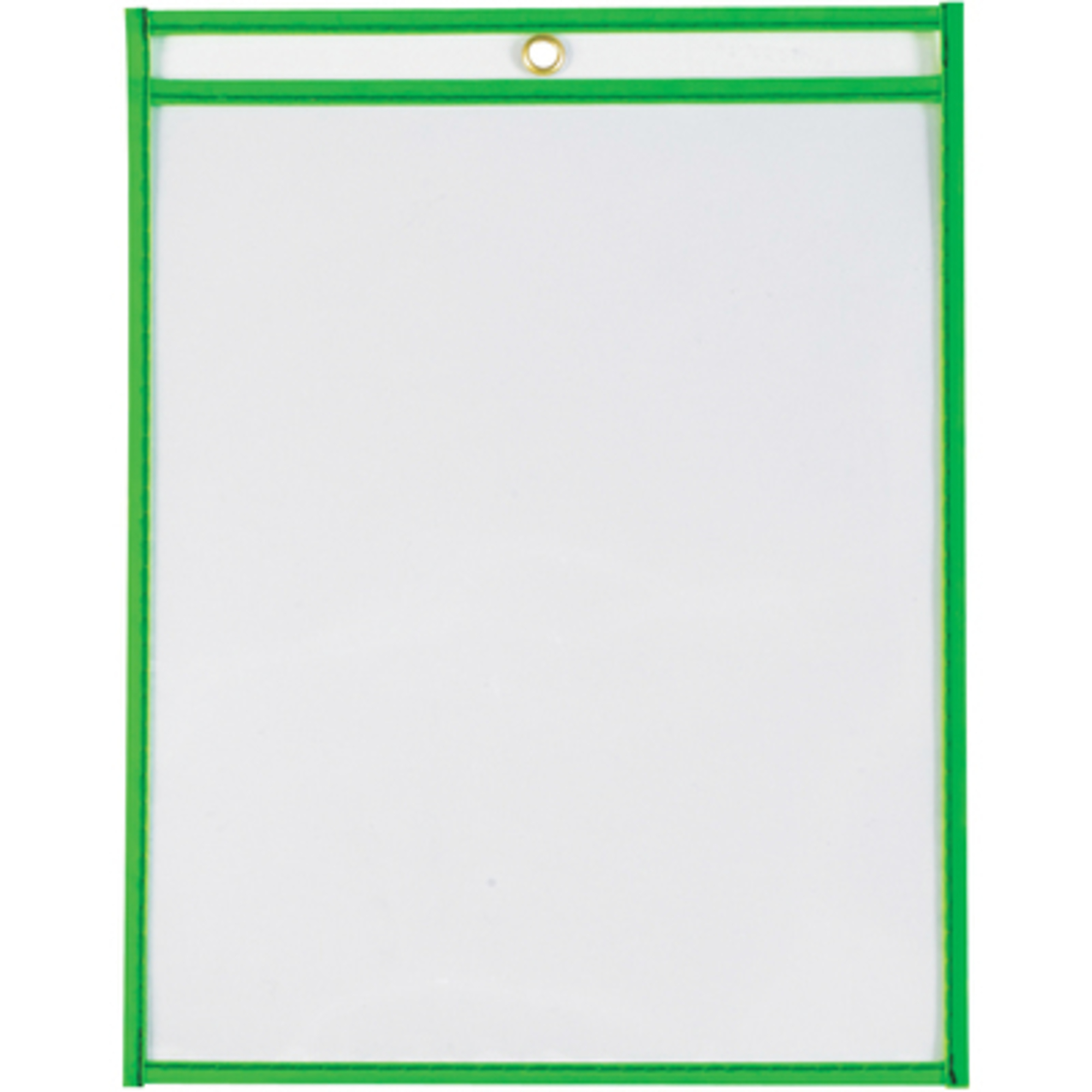 9 x 12in. Neon Green Job Ticket Holders 15/CS, Model# JTH115GN