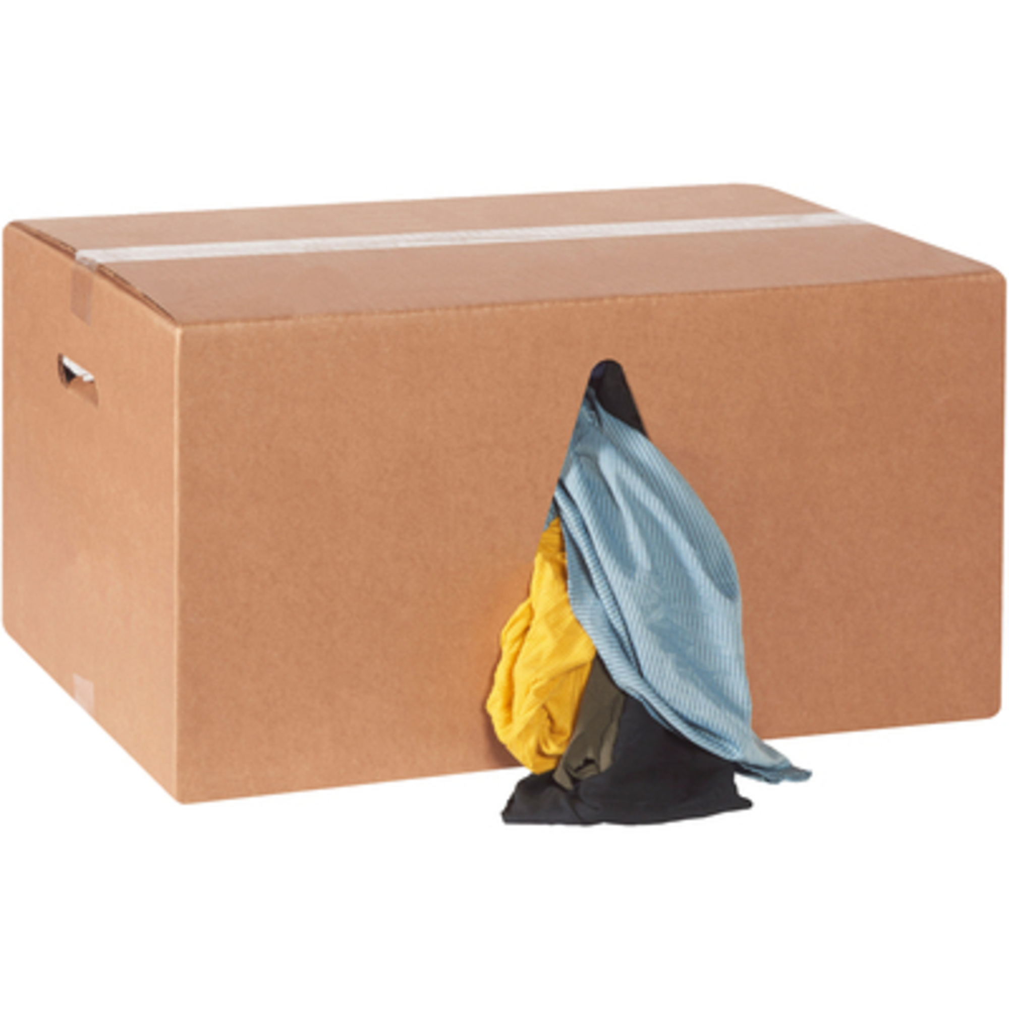 BoR - C T-Shirt Rags - 25 lb box 220/CS, Model# BR114