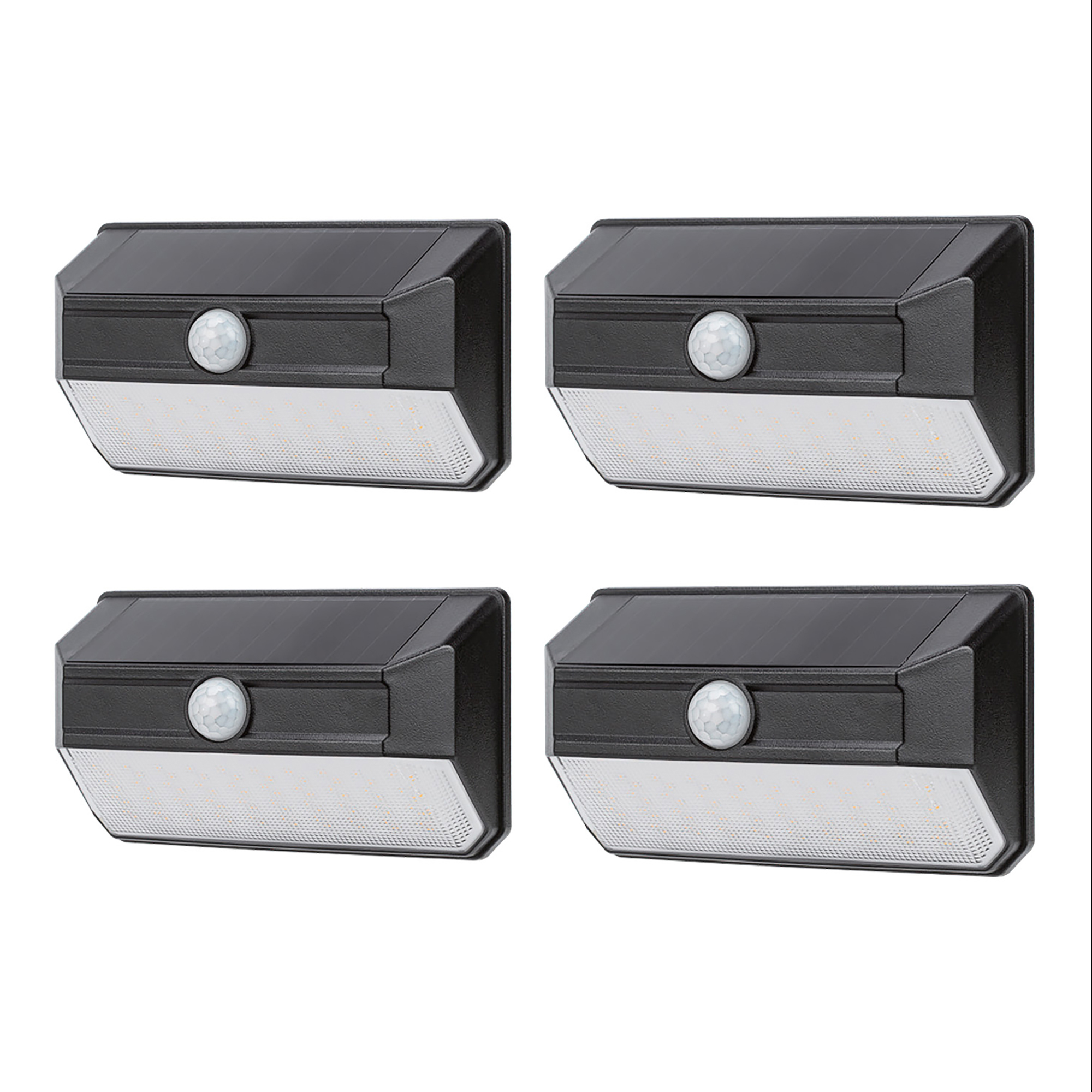 Home Zone Security, Solar SMD LED Security Wall Light, Included (qty.) 4 Light Bulb Type LED, Light Output 800 lumen, Model# ES00945G