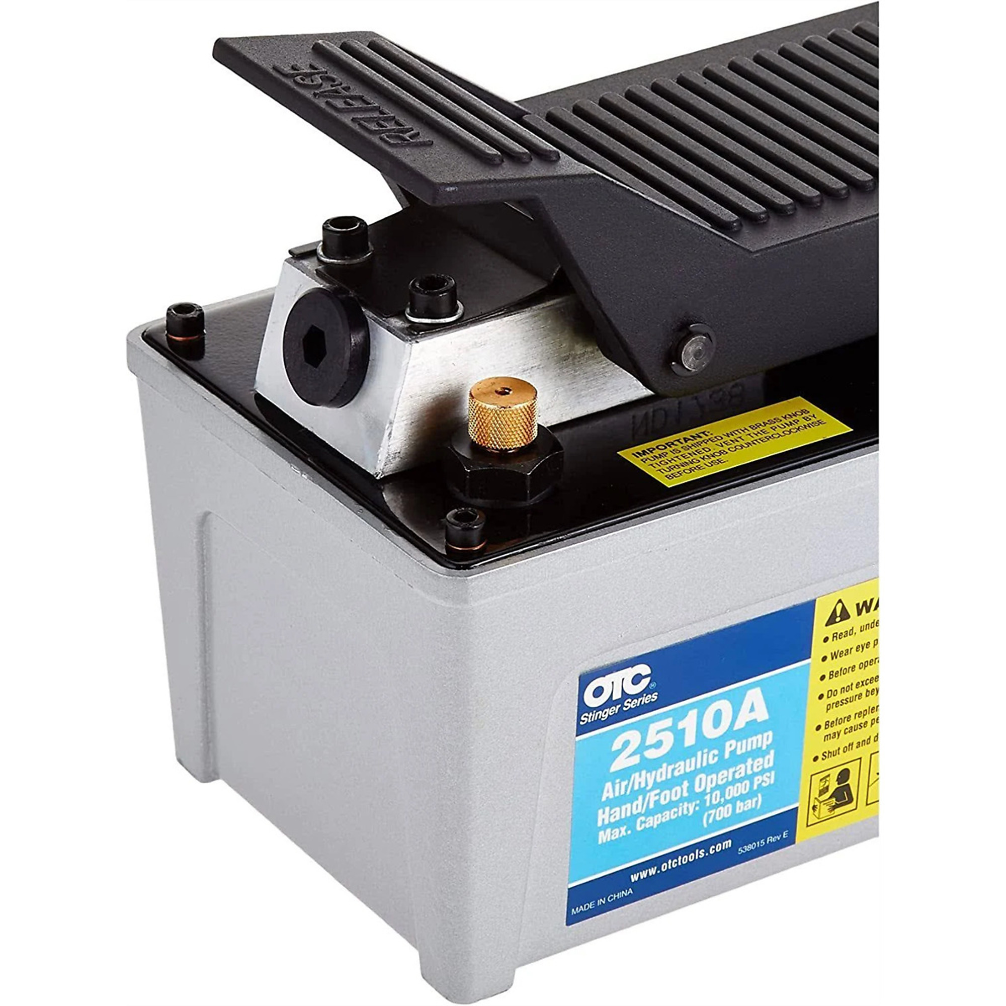 OTC Stinger Air/Hydraulic Pump — 98 Cu. In. Oil Capacity, Model# OTC2510A