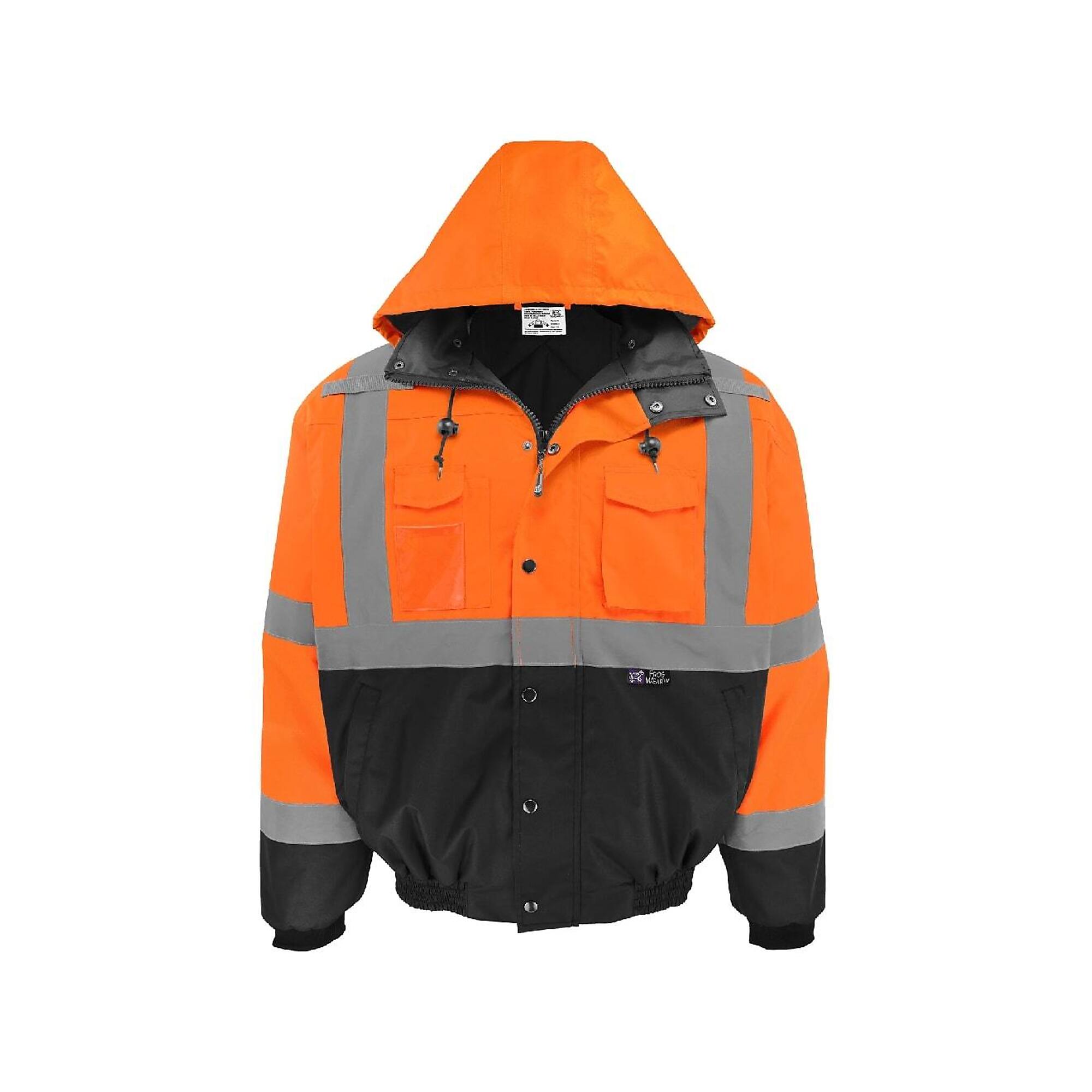 FrogWear, High-Visibility Orange Insulated Winter Bomber
